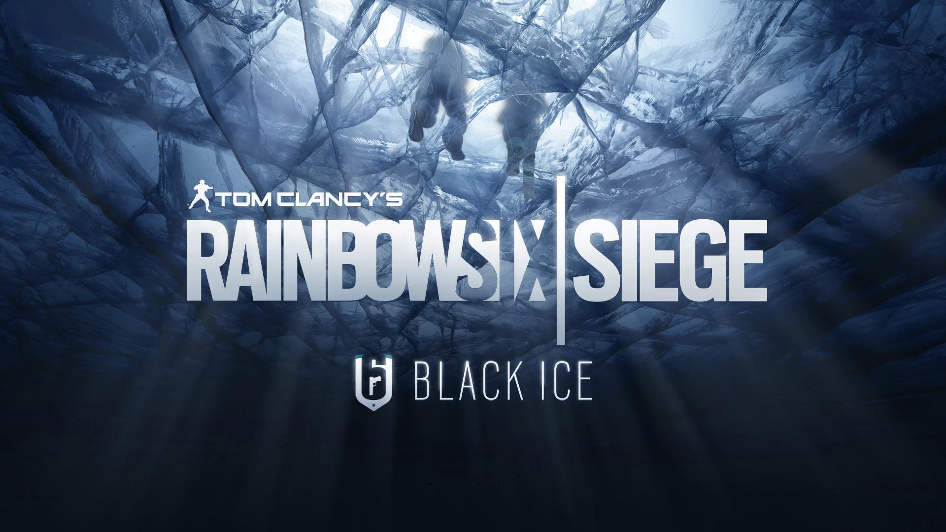 Tom Clancy's Rainbow Six Siege, Operation Black Ice, Logo, Ghiaccio, sfondo desktop Full HD
