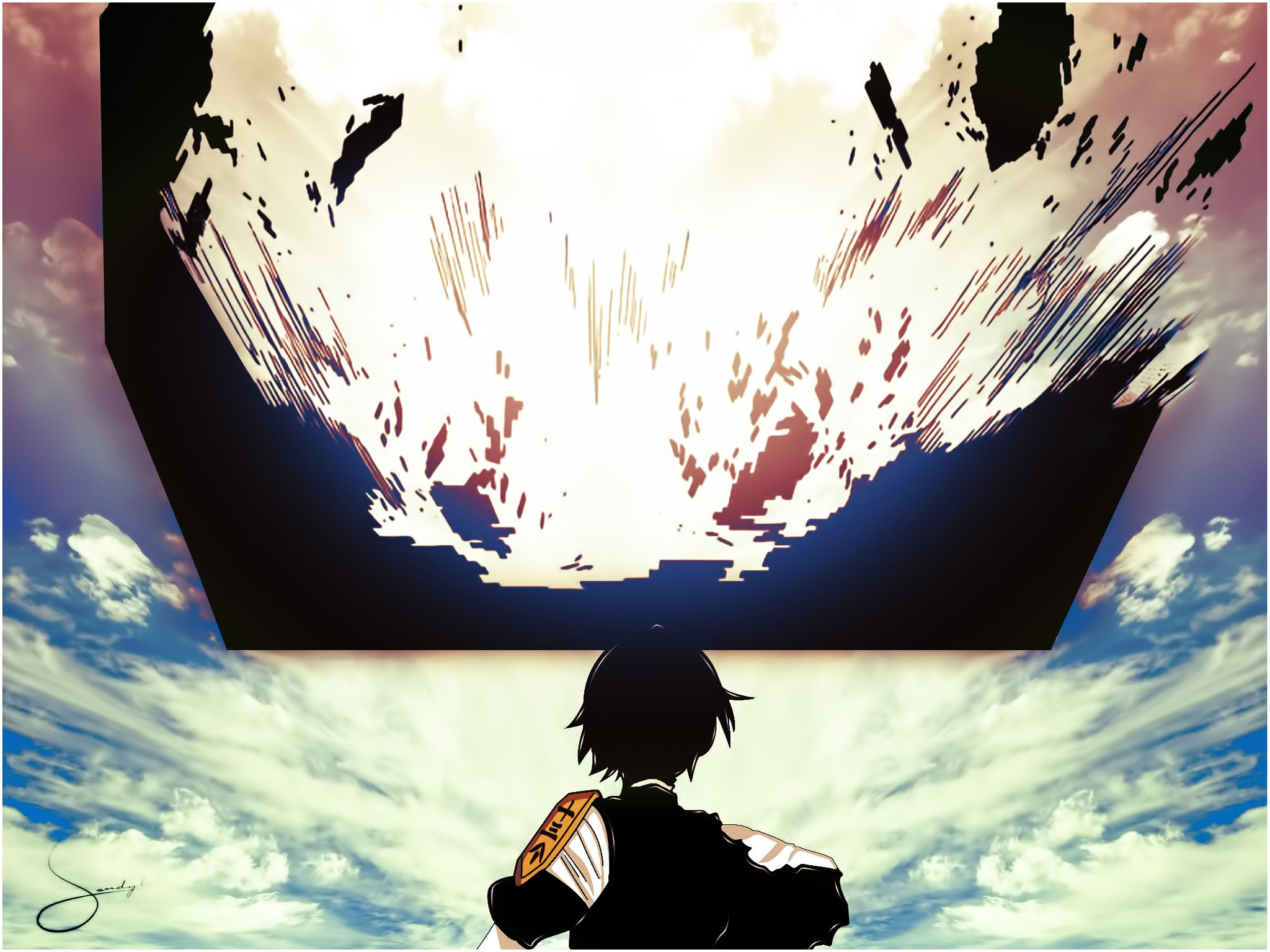 Bleach, Cielo, Silhouette, Full HD, sfondo per iPad e tablet