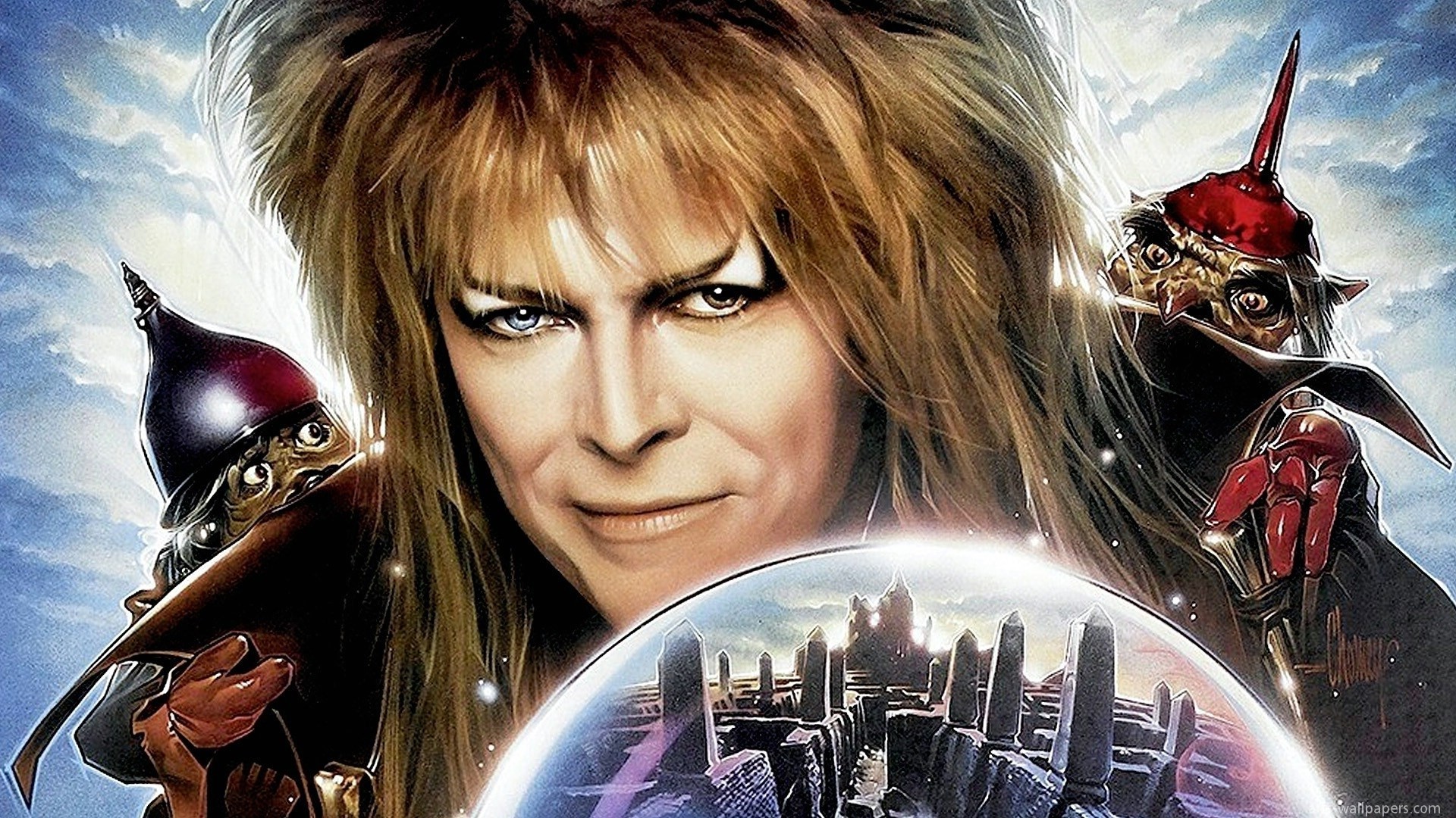 David Bowie, Jareth, Labyrinth - Dove tutto è possibile, Goblin, Sfera di cristallo, immagine di sfondo