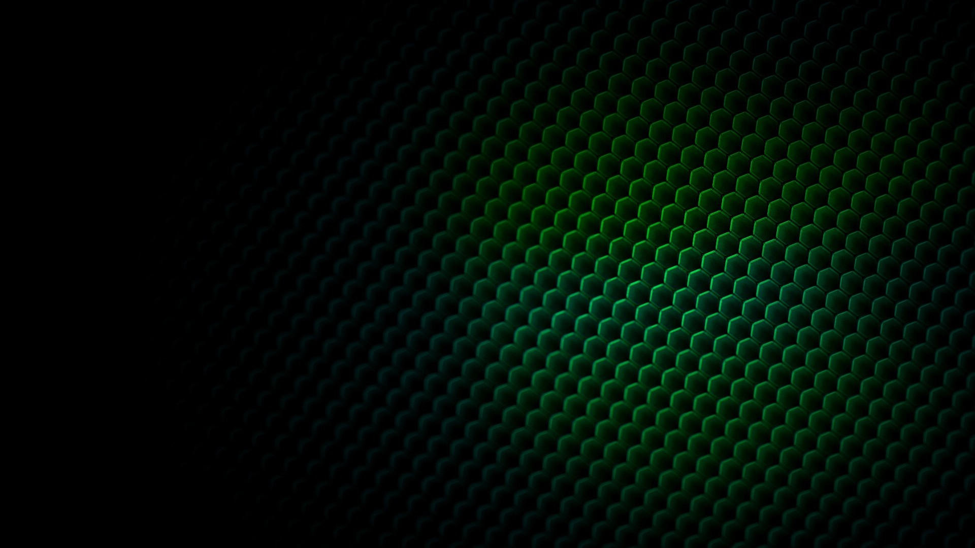 Esagoni, Texture, Verde scuro, Nero, Full HD, sfondo per PC