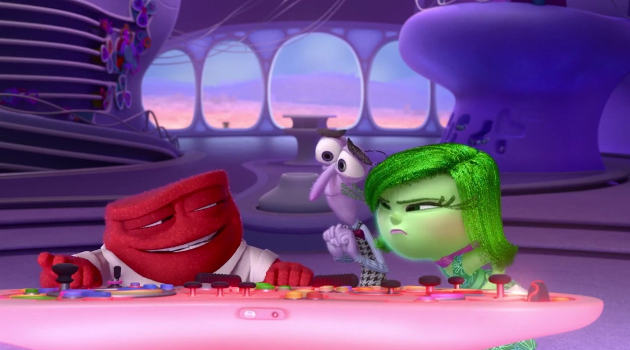 Rabbia, Paura, Disgusto, Inside Out, Console, Pixar, Full HD, sfondo Windows 11
