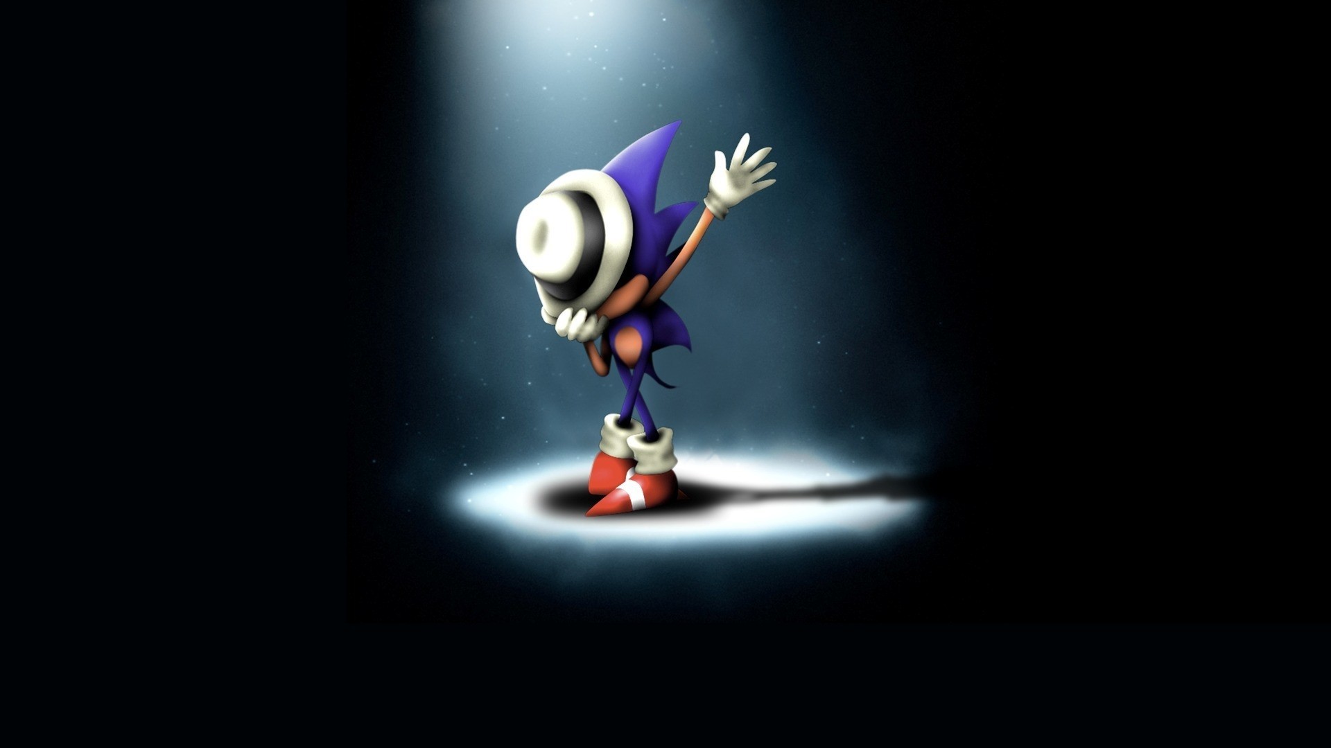 Sonic the Hedgehog, Michael Jackson, Omaggio, Cappello fedora, Riflettore, sfondo per portatile