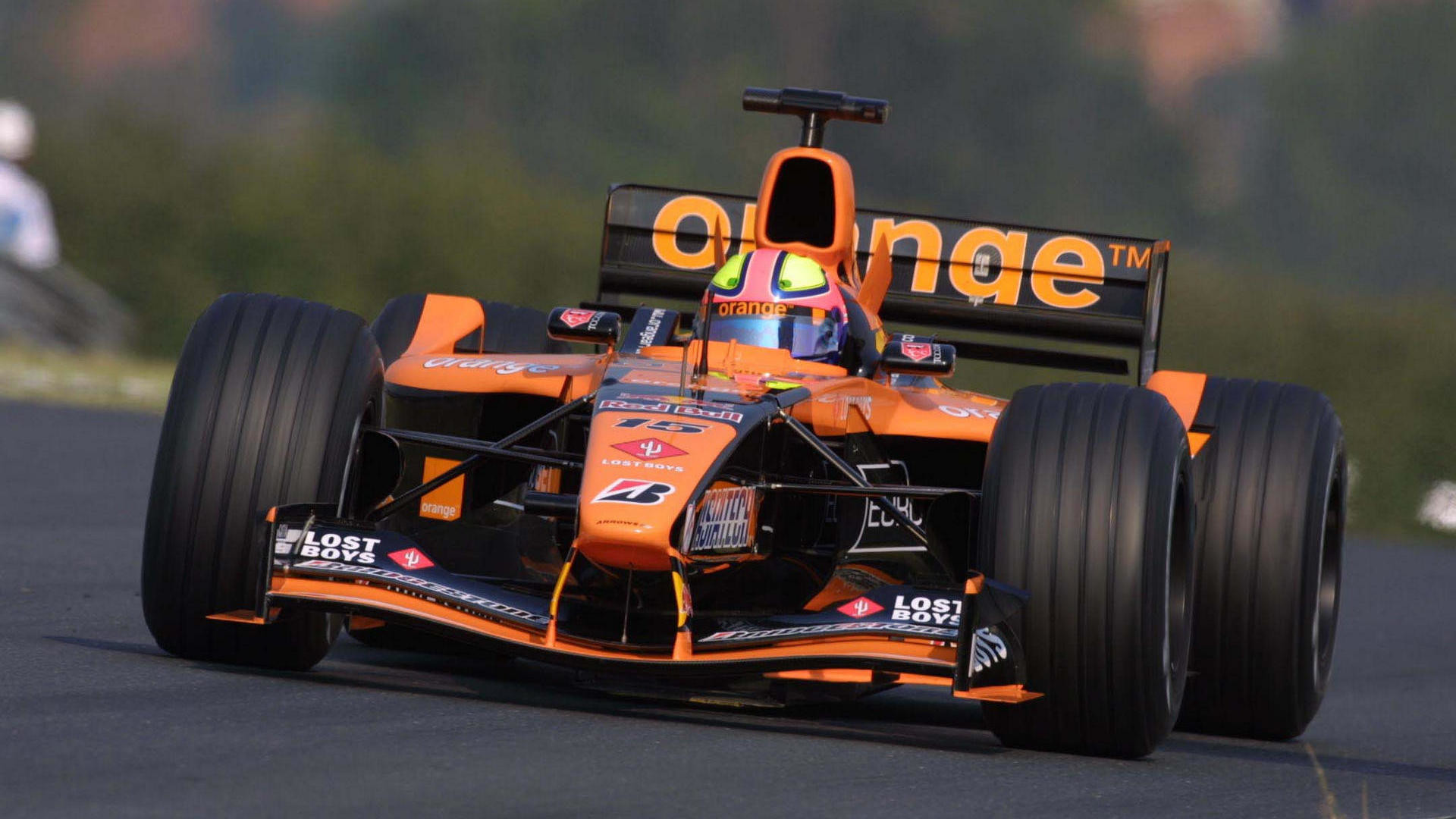 Arrows A23, Orange Arrows, Formula 1, Arancione, Full HD, sfondo per PC