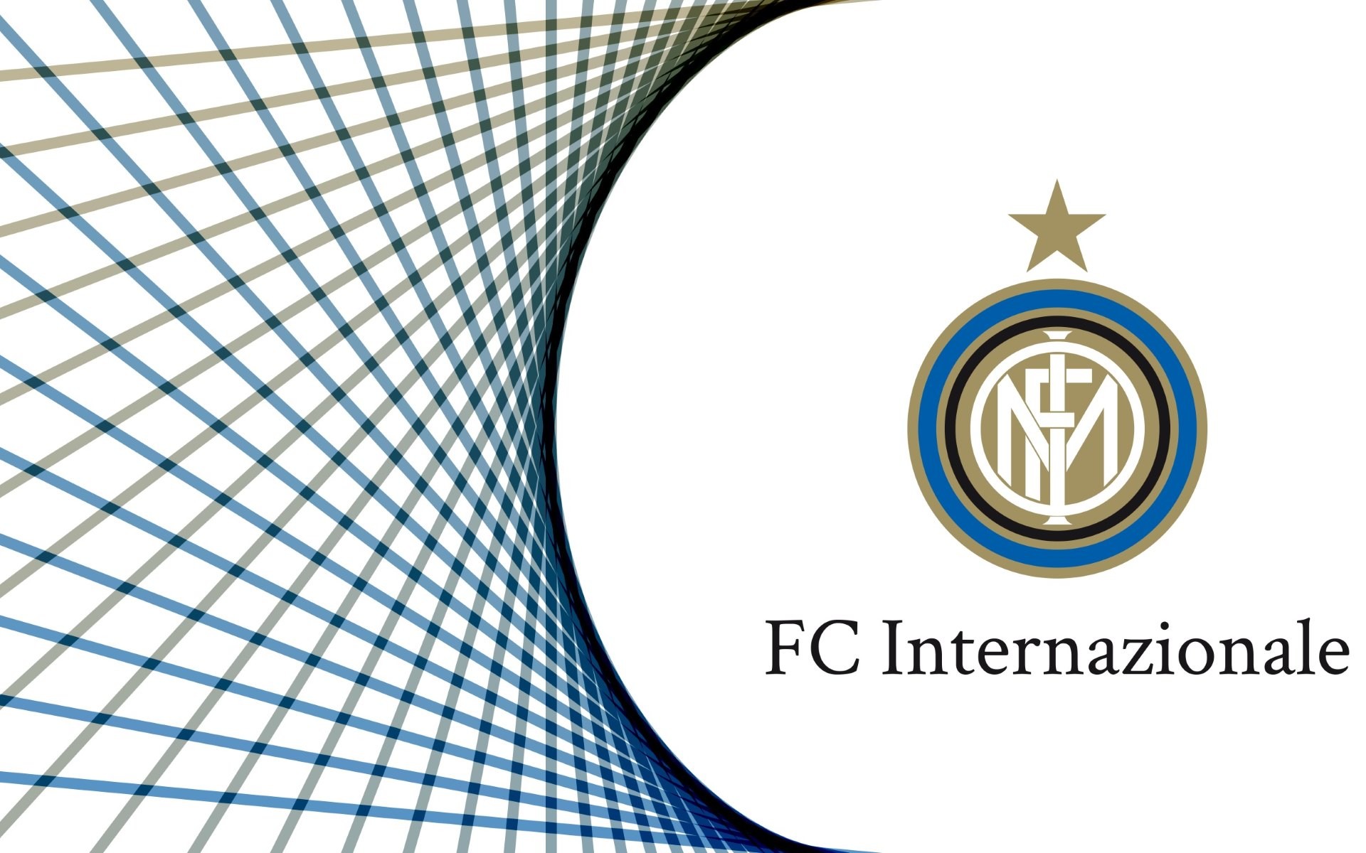 Inter, FC Internazionale, Logo, Sfondo bianco, 16:10 Full HD, wallpaper widescreen