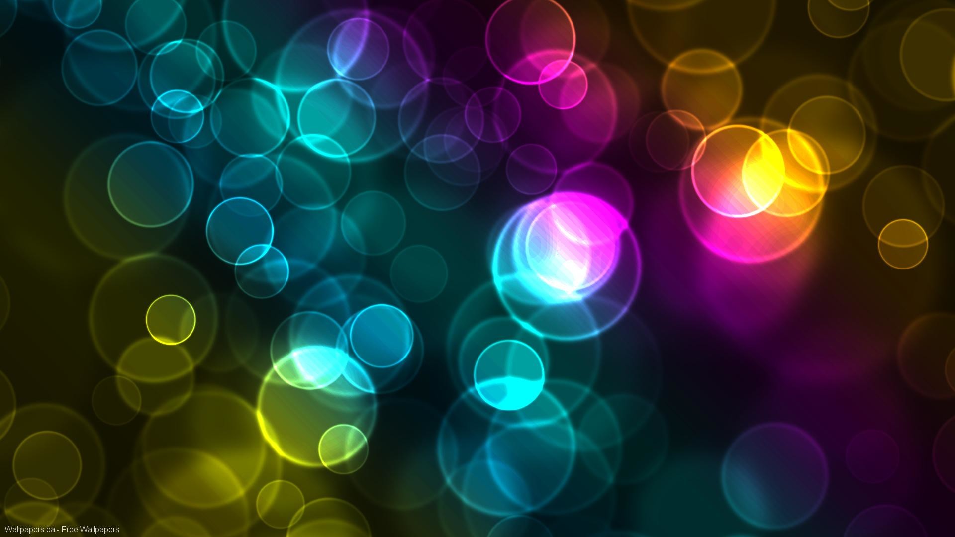 Bokeh, Luci colorate, Astratto, Full HD, sfondo per PC