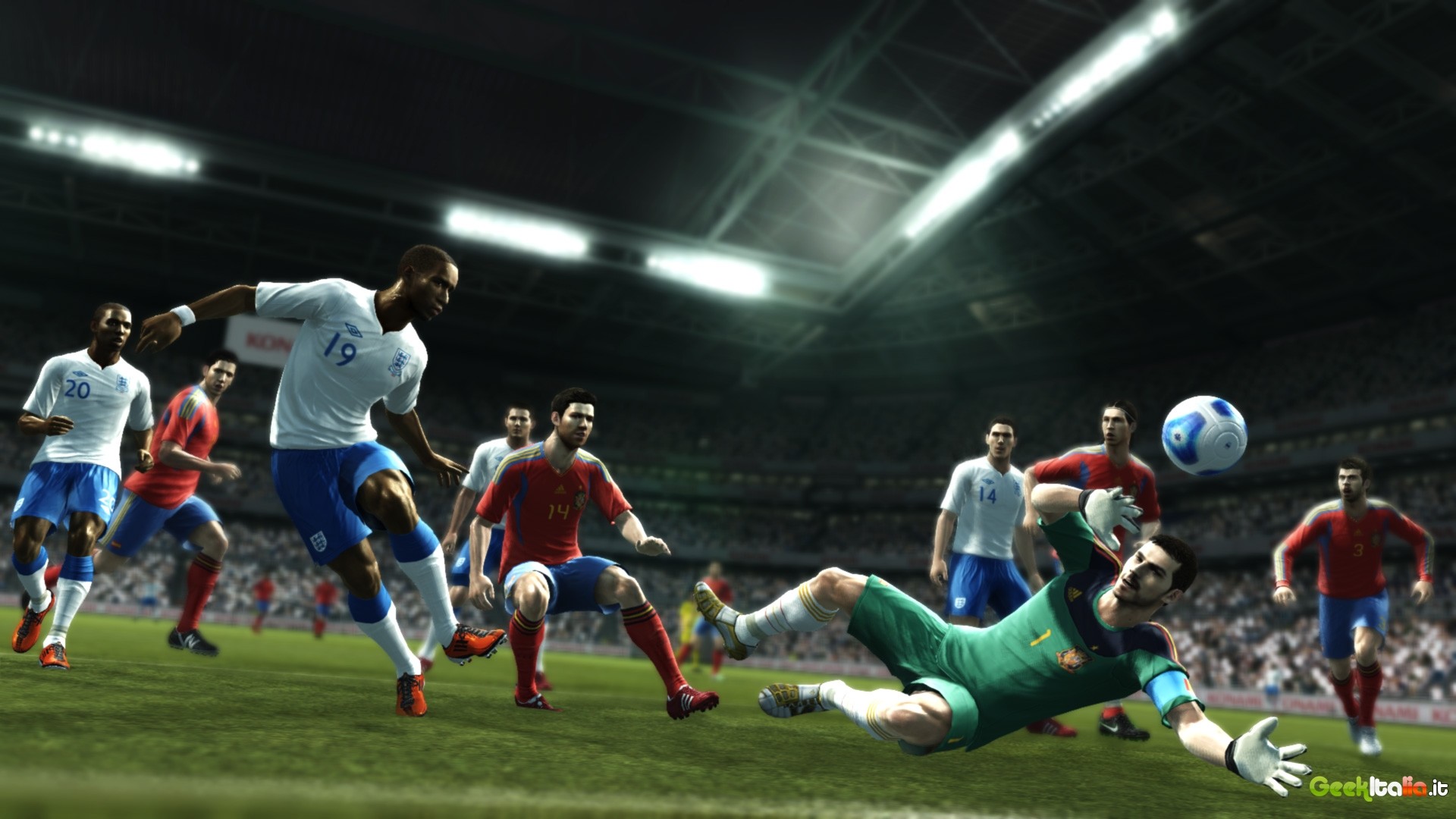 Pro Evolution Soccer, Calcio, Stadio, Portiere, 16:9 Full HD, sfondo widescreen
