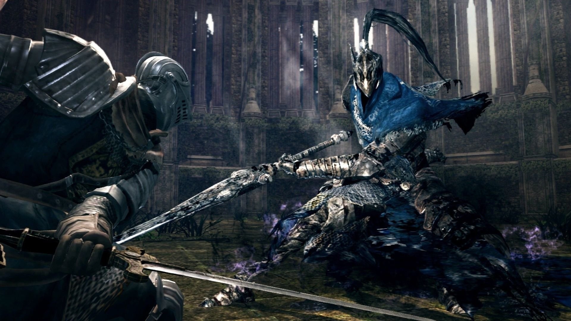 Artorias, Dark Souls, Prescelto non morto, Duello, Spada, Full HD, sfondo Windows 11