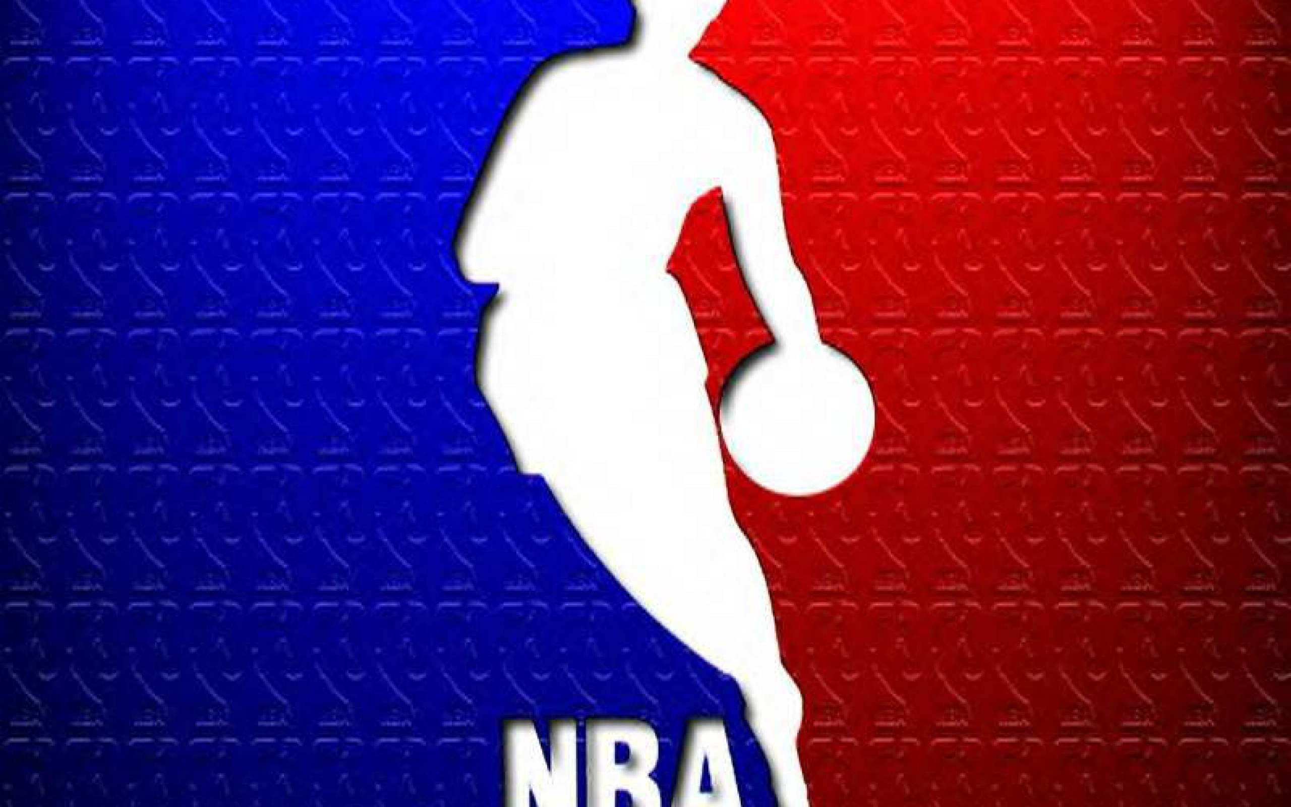 Logo NBA, NBA, Rosso e blu, 2560x1600, sfondo per PC
