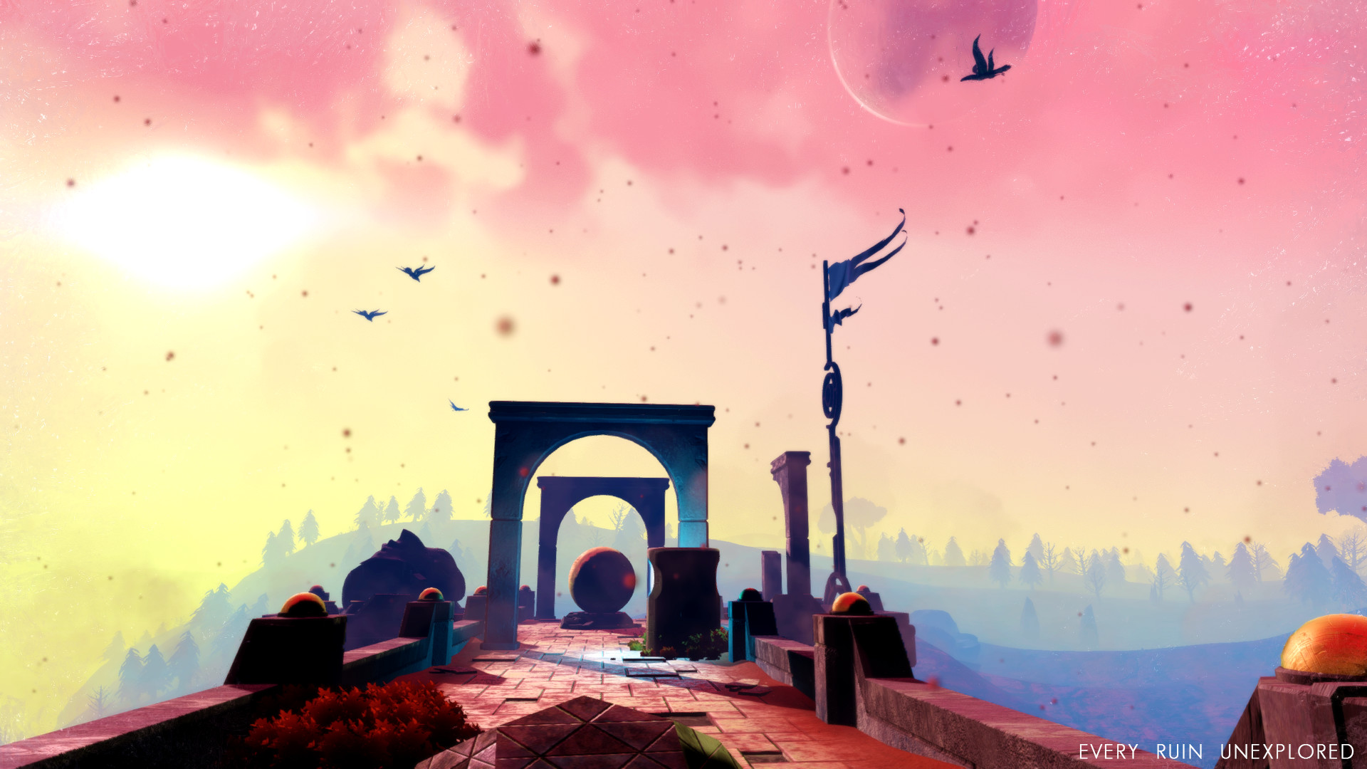 No Man's Sky, Rovine, Arco, Every Ruin Unexplored, Full HD, sfondo per portatile