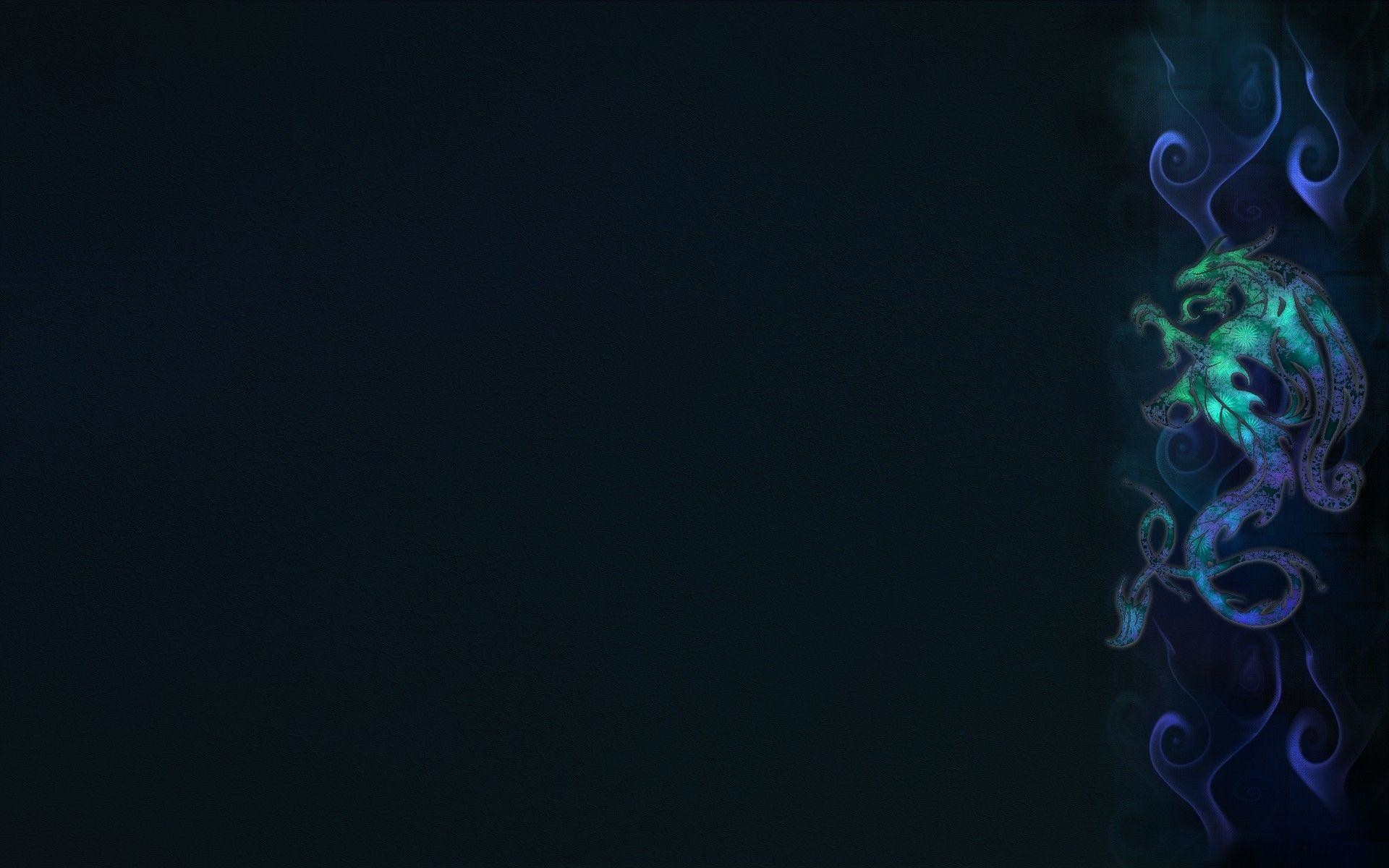Drago, Tatuaggio, Sfondo scuro, Minimalista, 1920x1200, wallpaper desktop