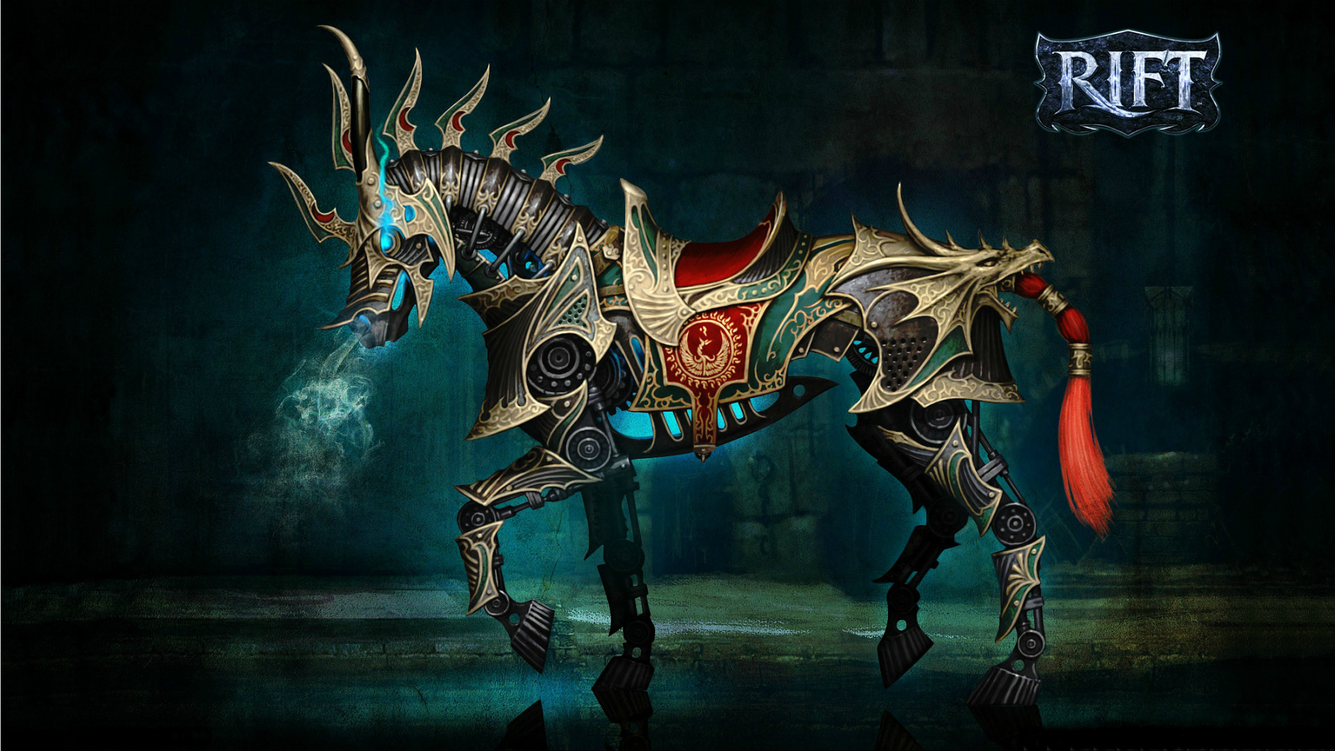 Rift, Cavallo meccanico, Fantasy, Videogioco, Full HD 1080p, sfondo desktop
