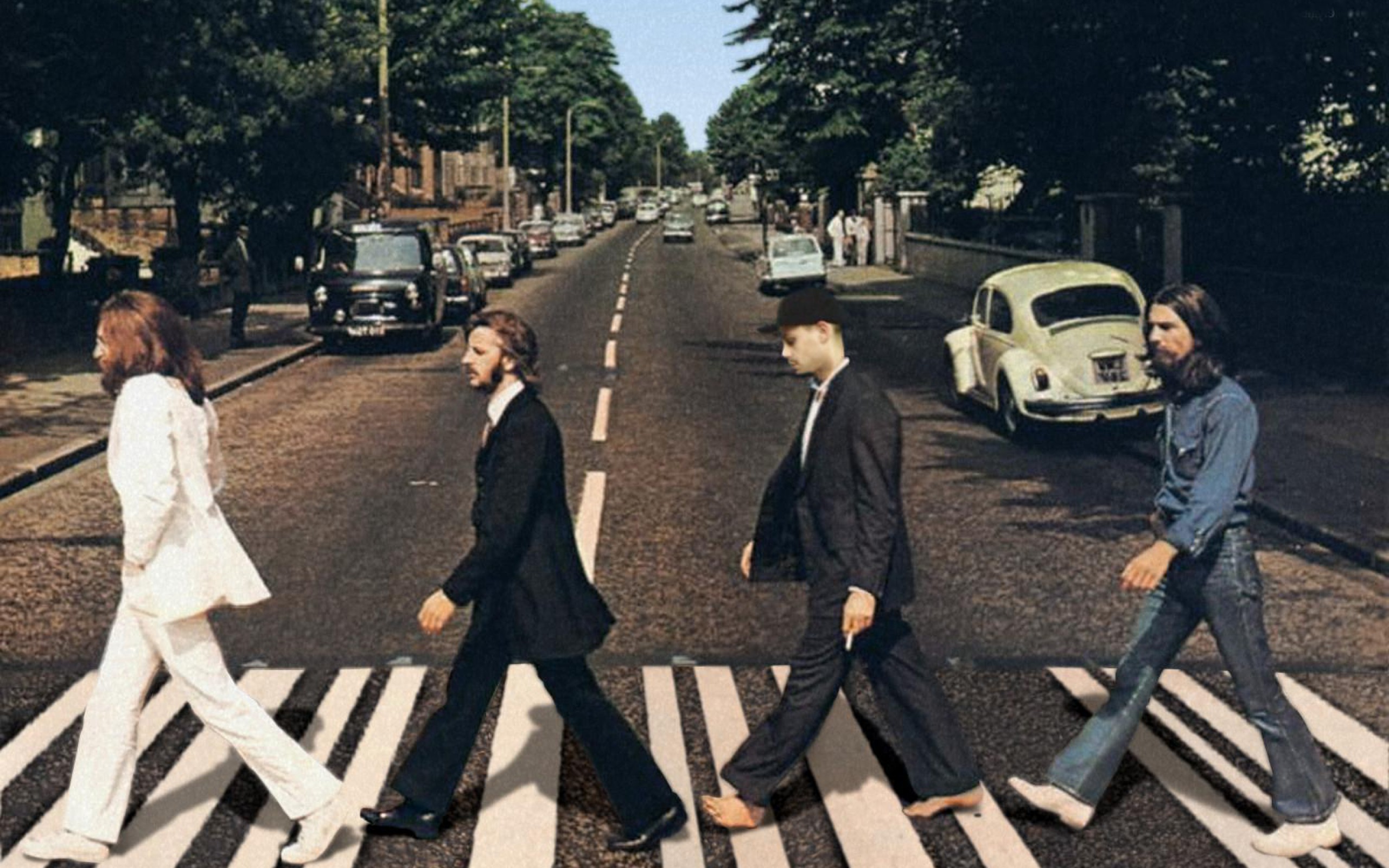 The Beatles, Abbey Road, Strisce pedonali, Copertina album, 2560x1600, immagine di sfondo