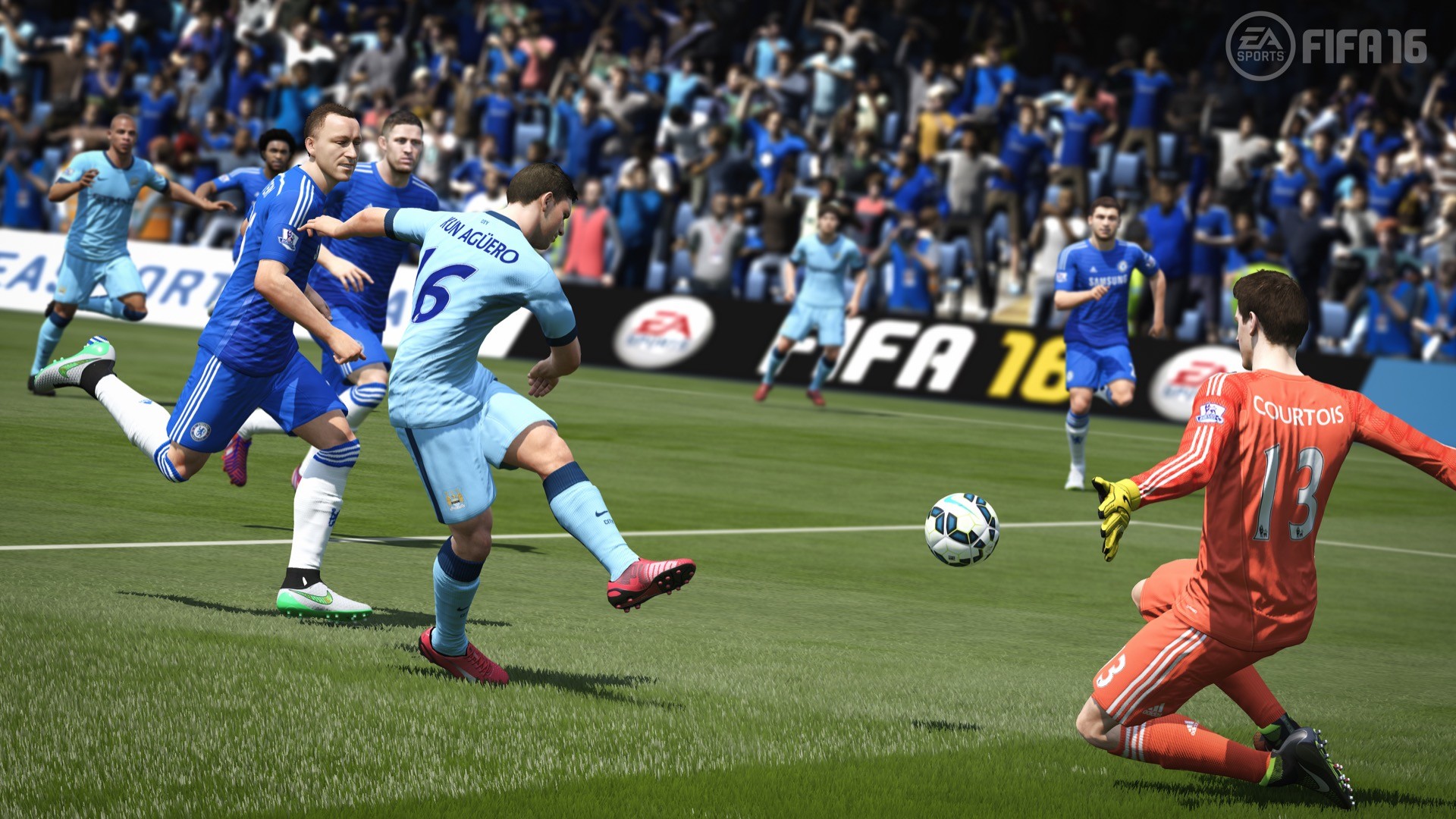 FIFA 16, Chelsea FC, Manchester City, Portiere, Partita, Full HD, wallpaper per portatile