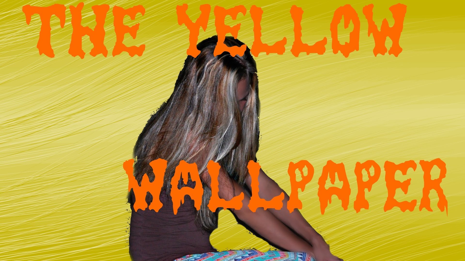 The Yellow Wallpaper, Donna, Scritta, Giallo, Full HD 1080p, sfondo desktop