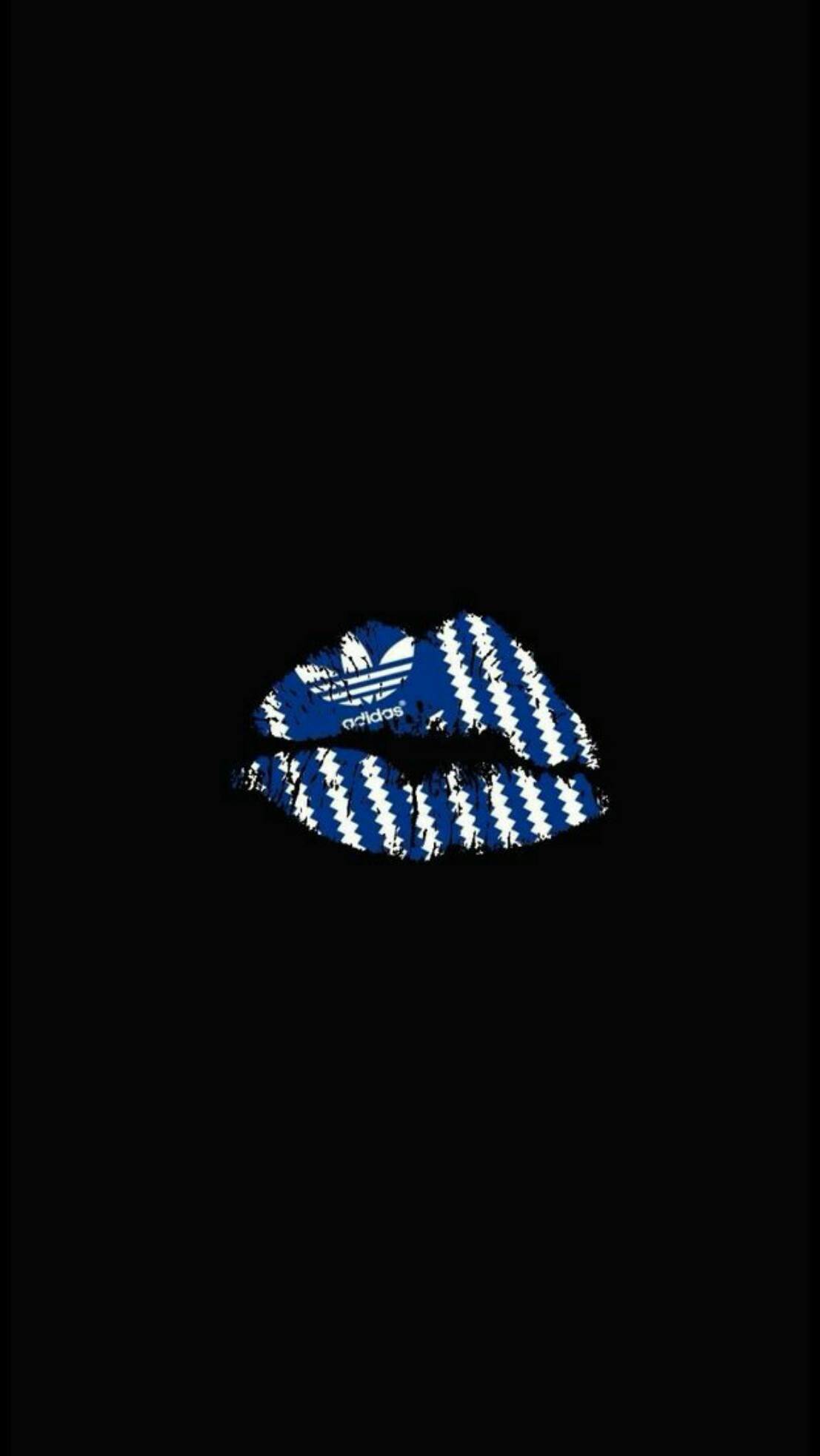 Adidas, Labbra, Strisce, Minimalista, Full HD, sfondo per iPhone e Android