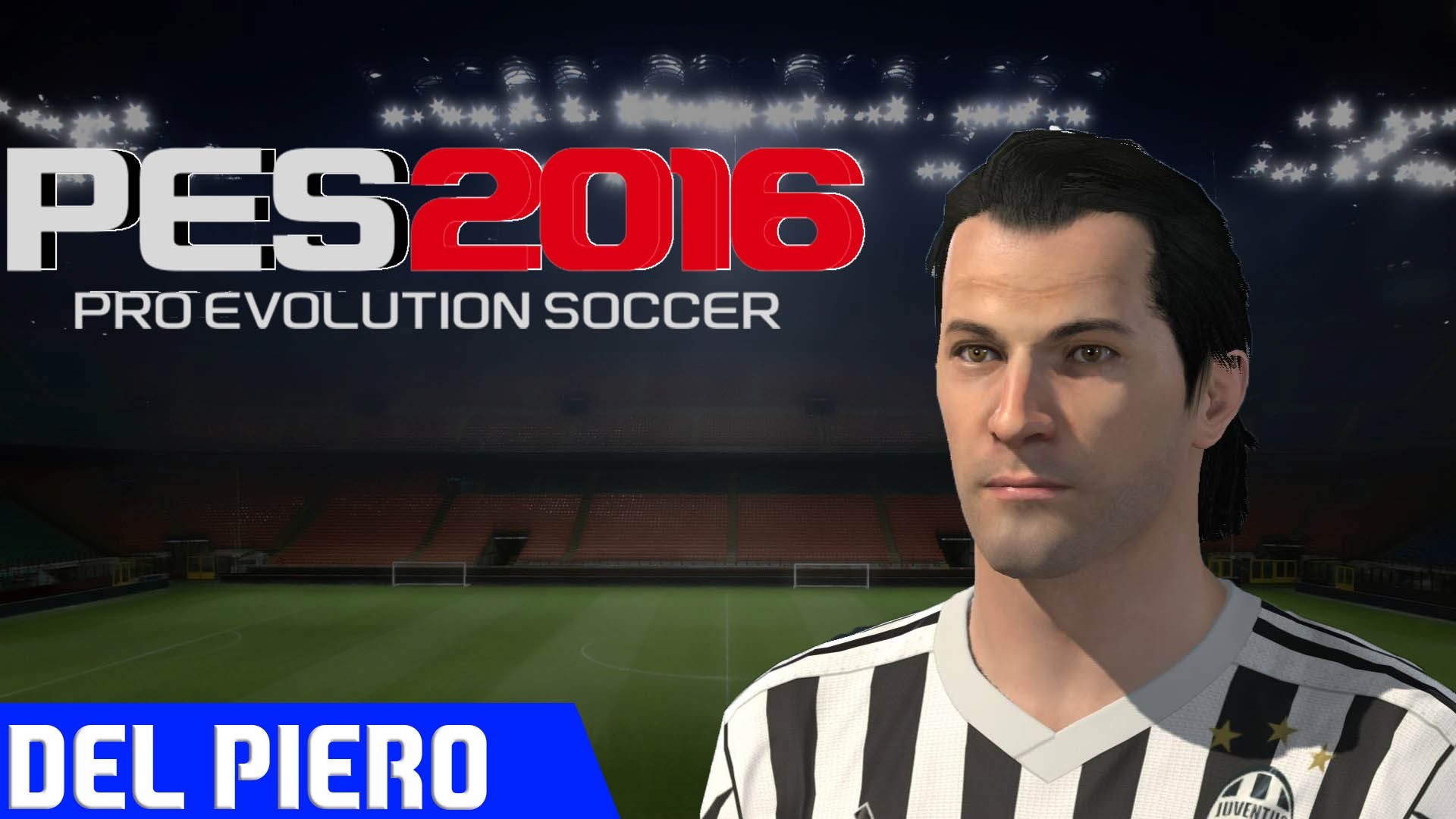 Alessandro Del Piero, PES 2016, Pro Evolution Soccer, Videogioco, sfondo desktop 1080p