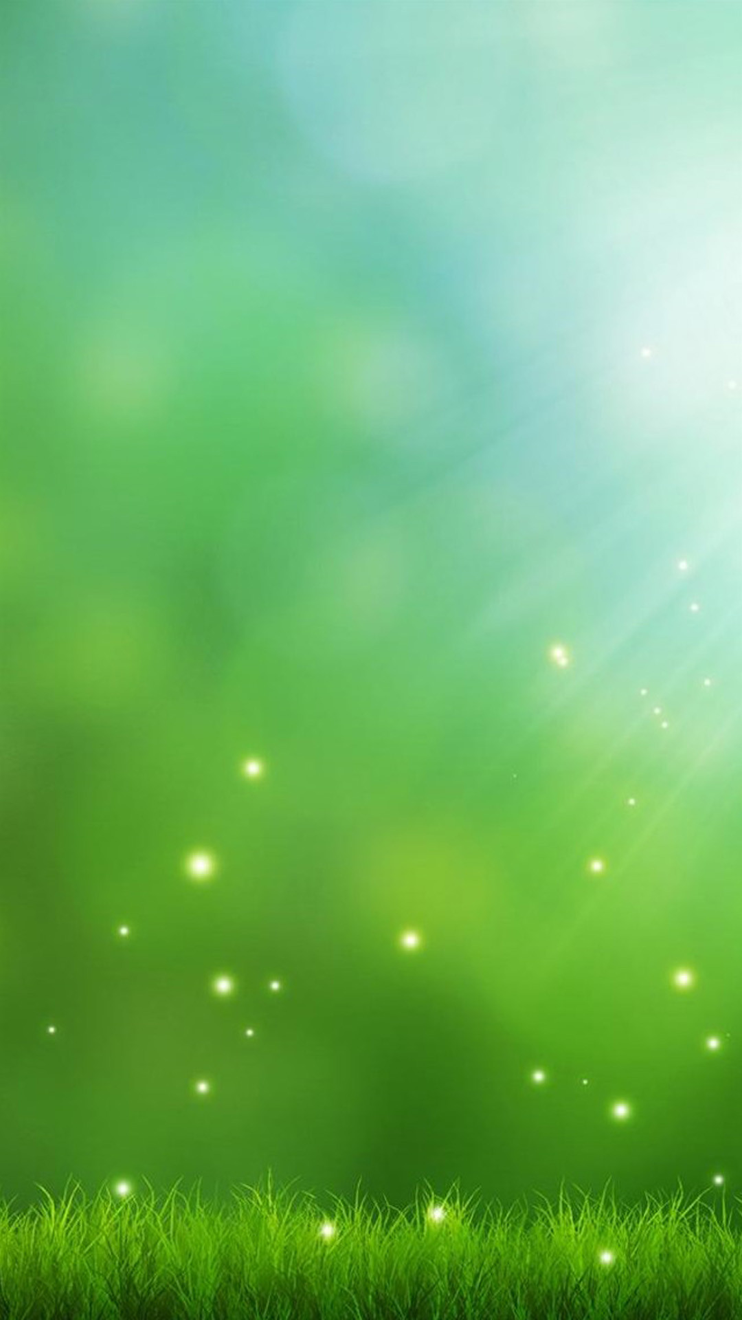 Luce verde, Erba, Bokeh, Full HD, wallpaper per smartphone