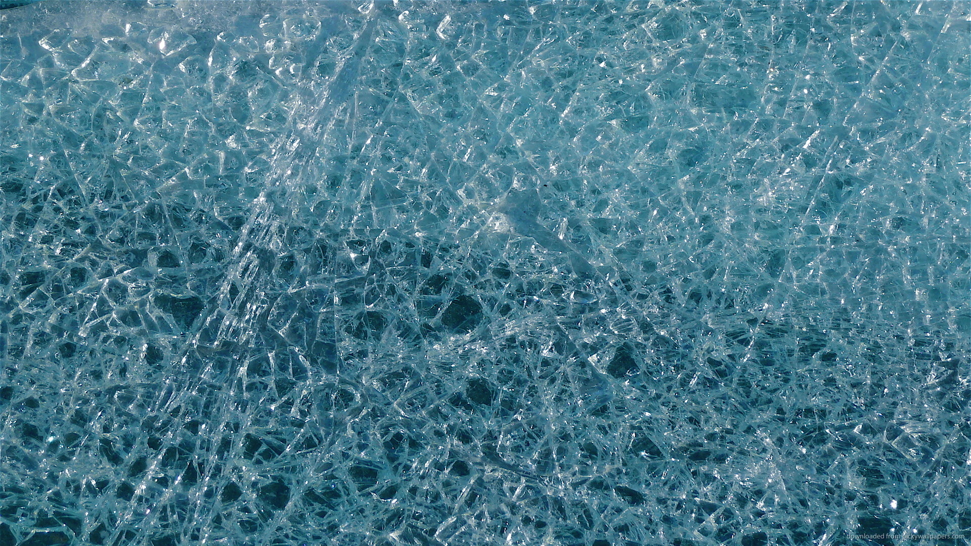 Ghiaccio crepato, Texture, Turchese, 1920x1080, immagine di sfondo