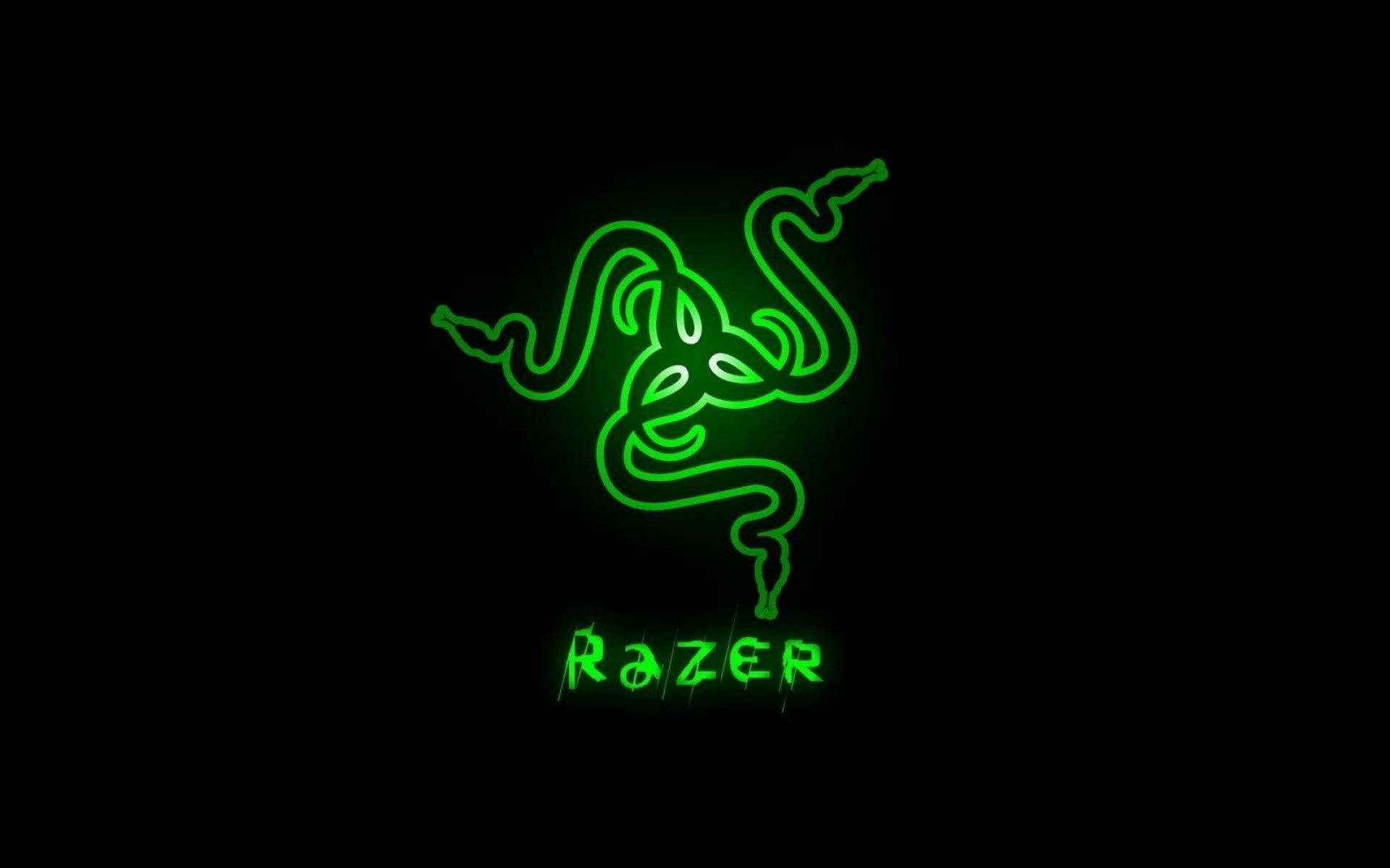 Razer, Logo Razer, Scritta Razer, Verde, 1920x1200, immagine di sfondo