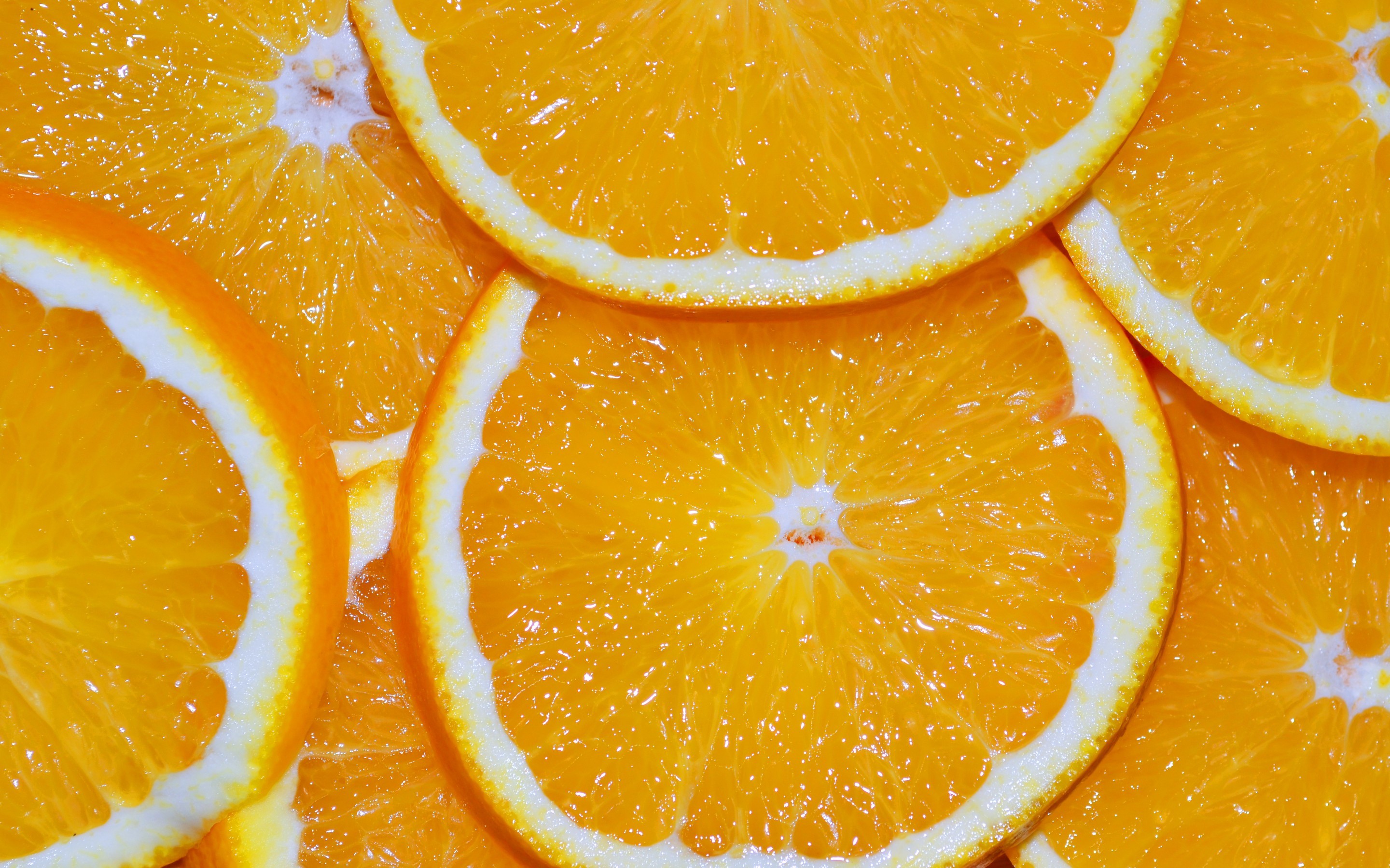 Fette d'arancia, Agrumi, Arancione, Primo piano, 2880x1800, sfondo MacBook Pro