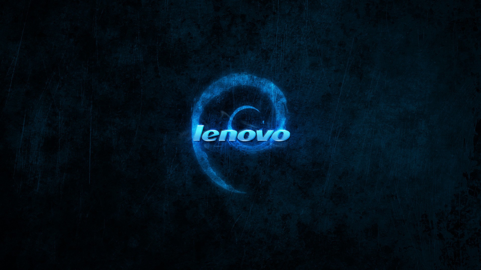 Lenovo, Debian, Logo, Blu, Sfondo scuro, Full HD, wallpaper desktop