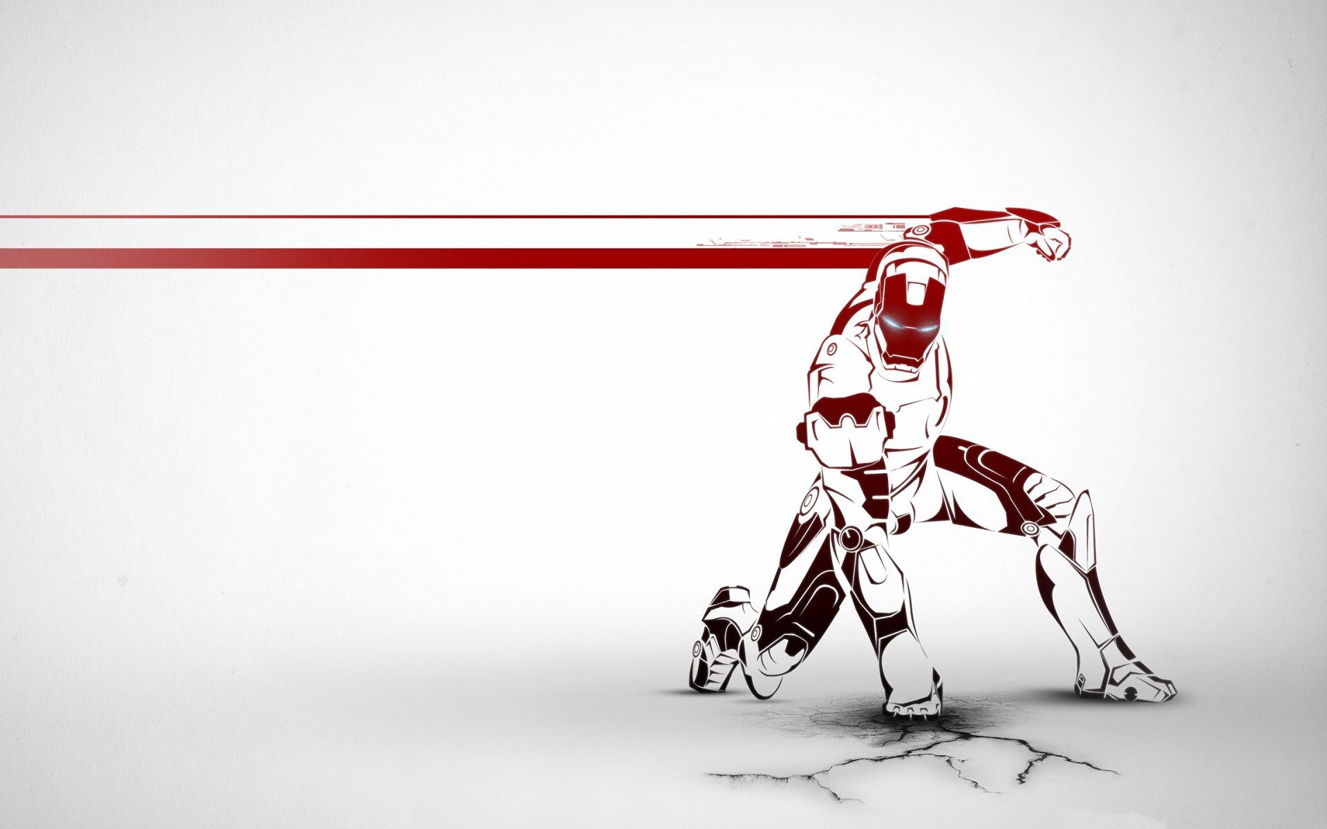 Iron Man, Mark XLII, Illustrazione, Sfondo bianco, 1920x1200, wallpaper desktop