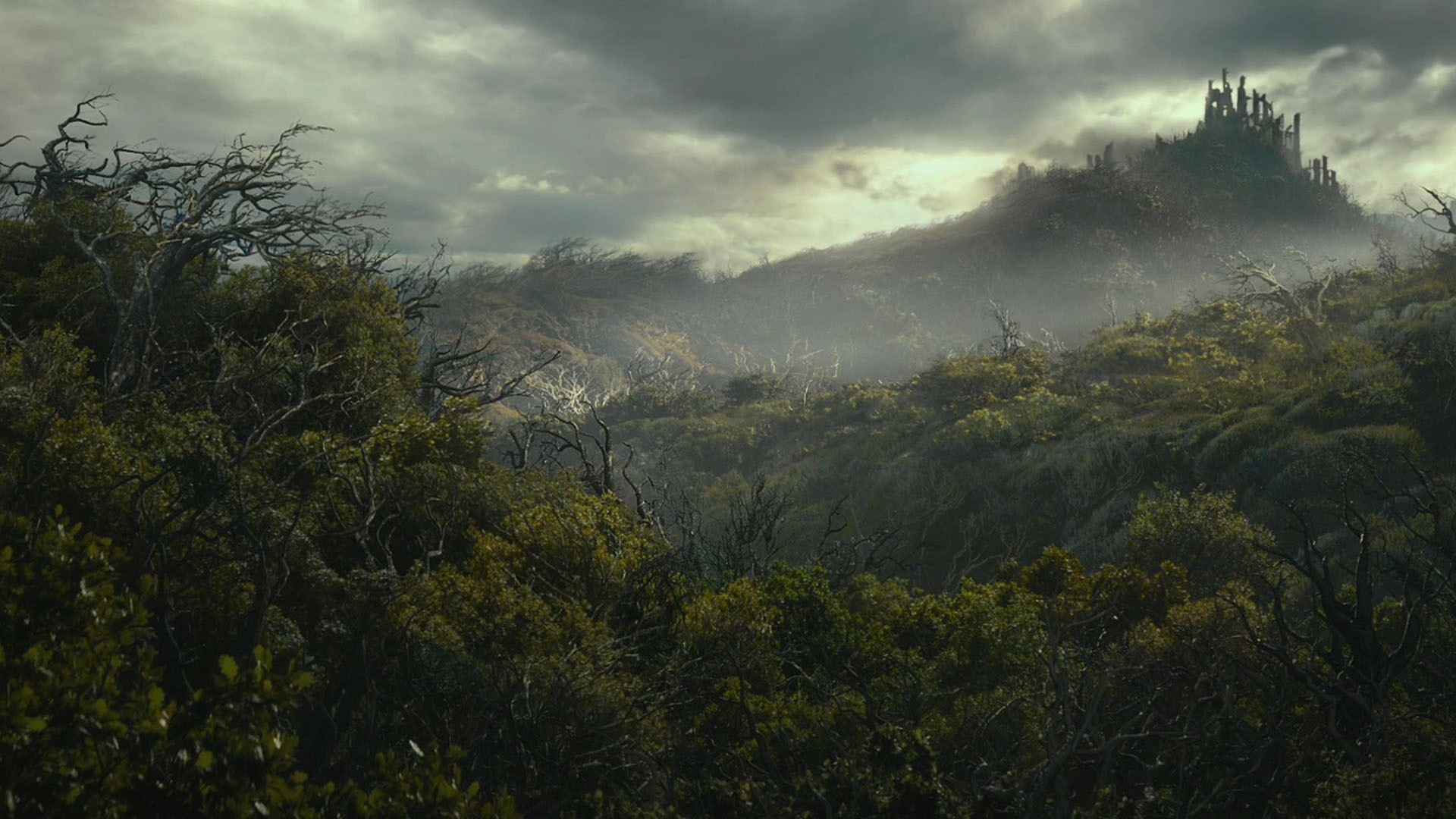 Lo Hobbit, Foresta, Nebbia, 16:9 Full HD, sfondo widescreen
