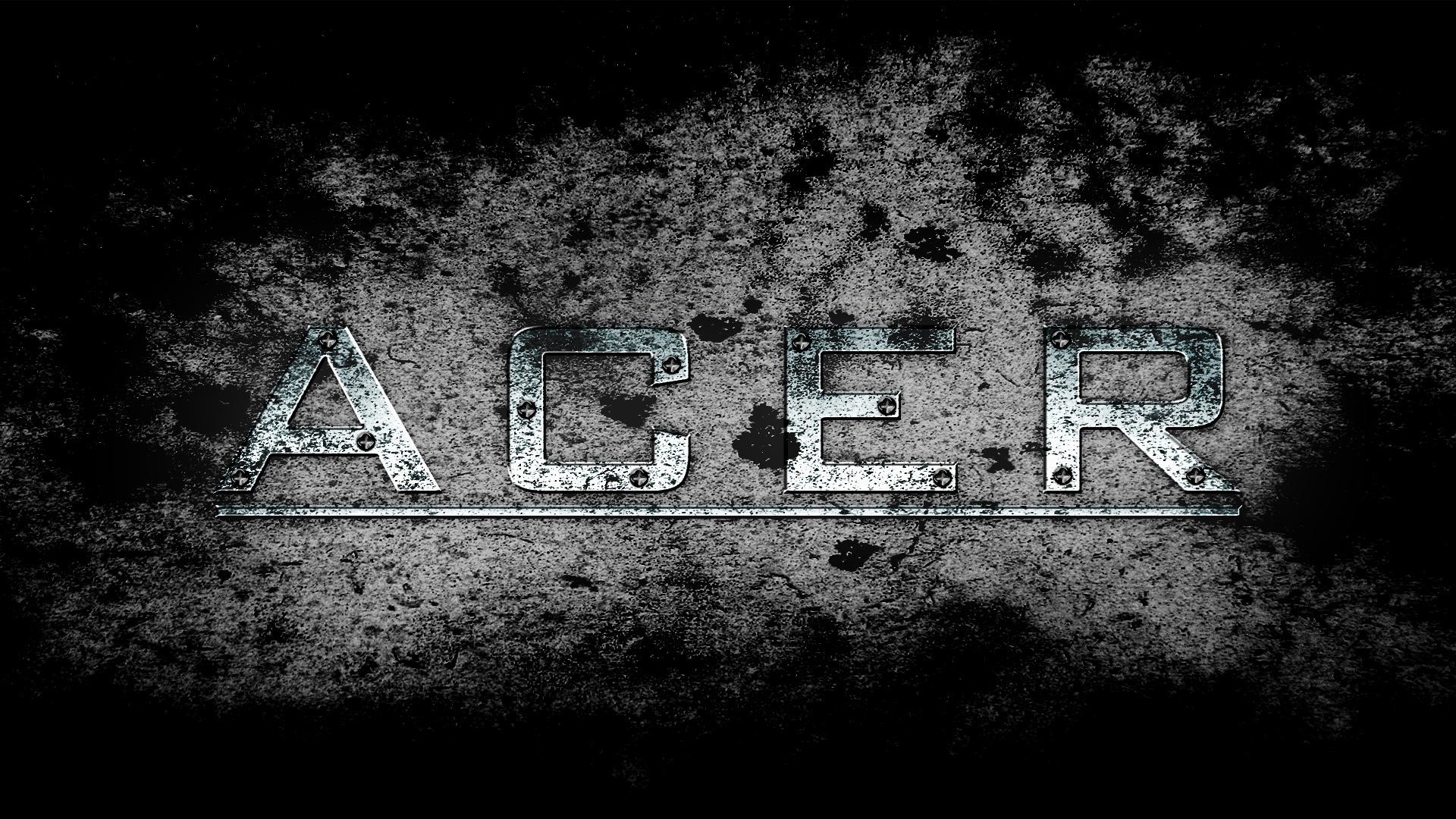 Logo Acer, Acer, Metallo, Grunge, 16:9 Full HD, sfondo widescreen