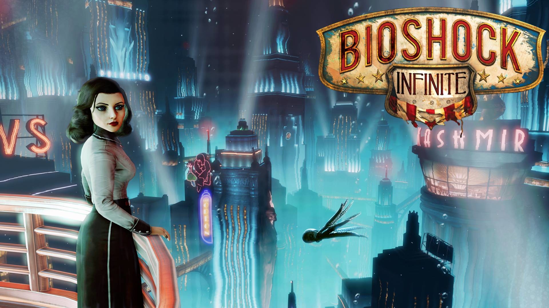 Elizabeth, BioShock Infinite, Burial at Sea, Rapture, Logo, Full HD 1080p, sfondo desktop