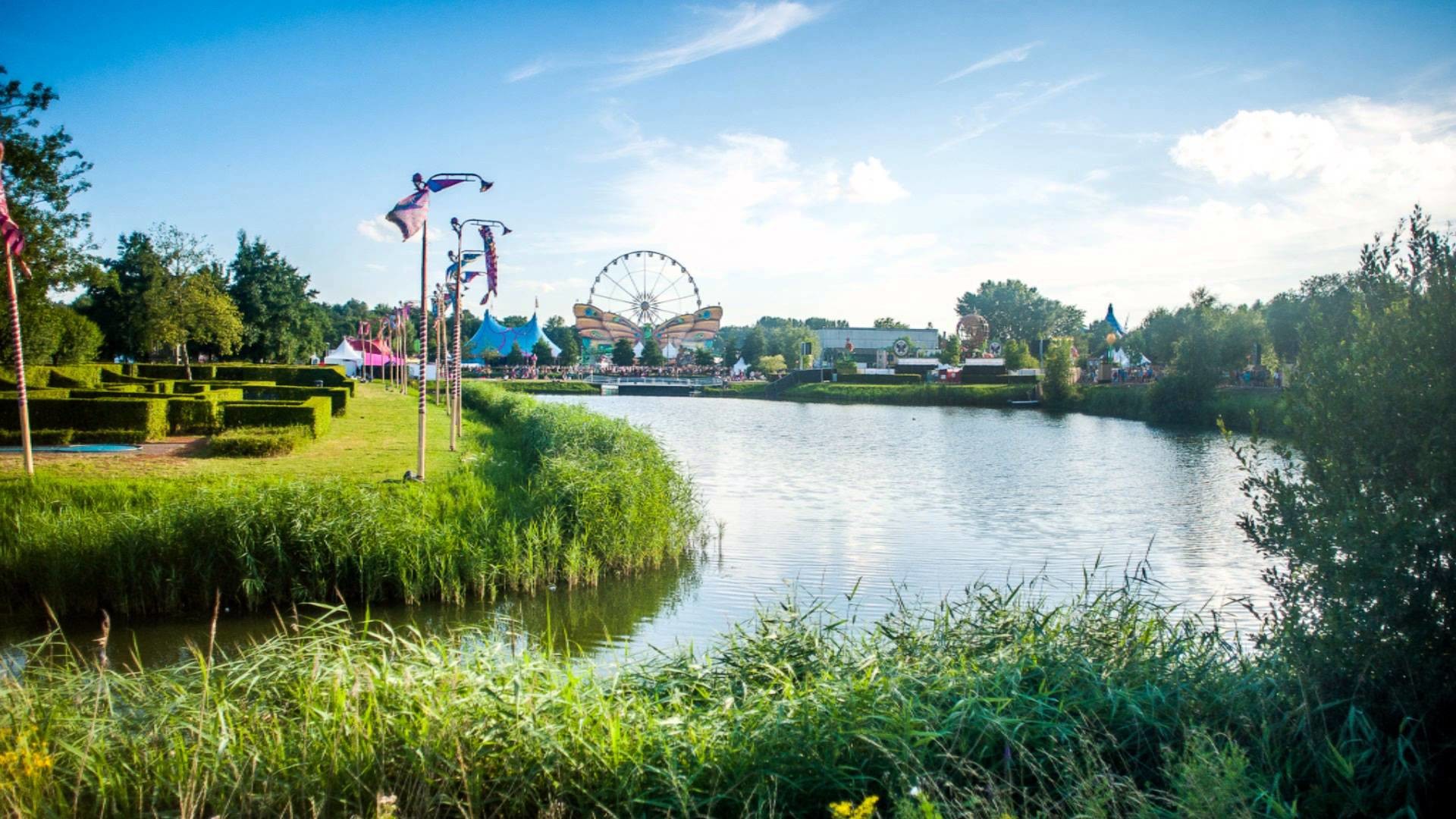 Tomorrowland, Boom, Lago, Ruota panoramica, Estate, 1920x1080, immagine di sfondo