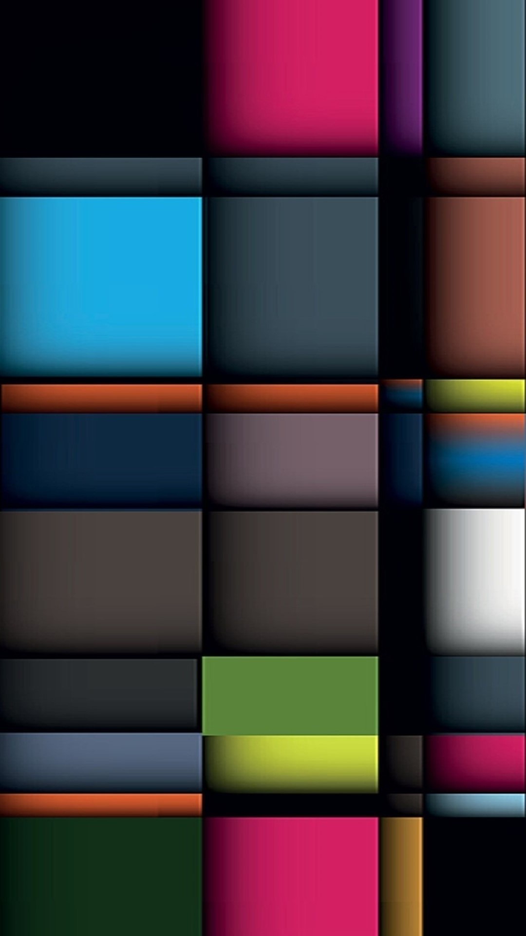 Rettangoli, Geometrico, Colori, Scuro, sfondo iPhone 5S Full HD