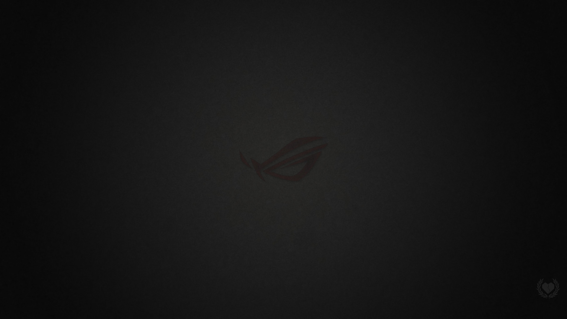 Logo ROG, Asus, Sfondo scuro, Minimalista, 16:9 Full HD, wallpaper widescreen