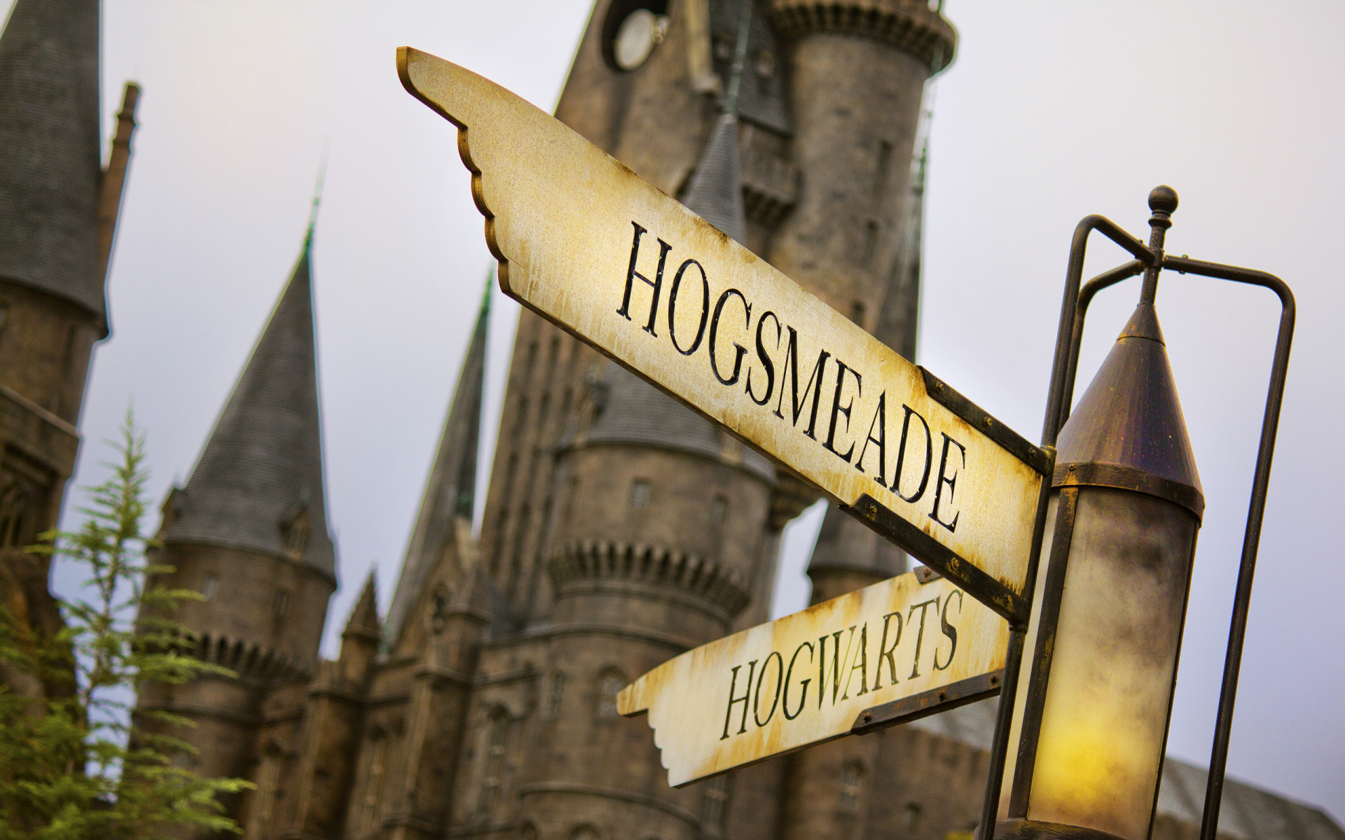 Hogsmeade, Hogwarts, Cartello, Universal Studios, 1920x1200, immagine di sfondo