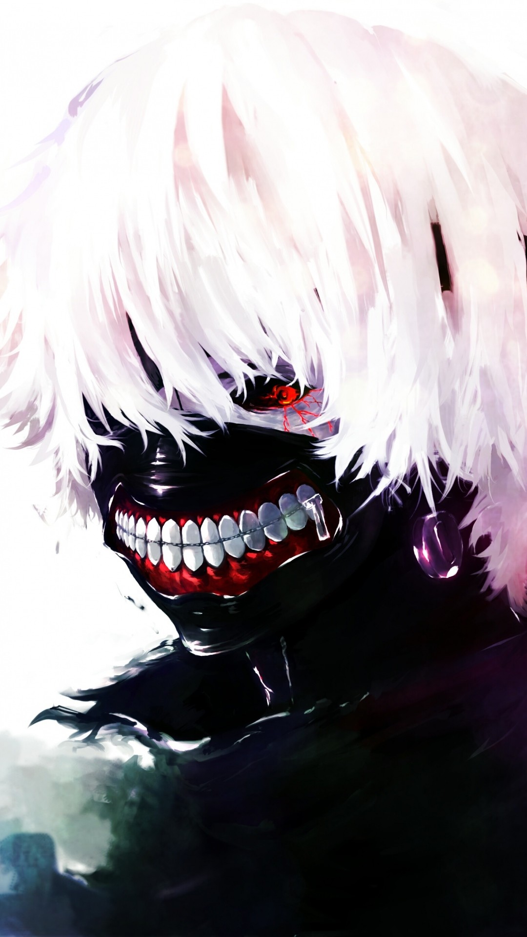 Ken Kaneki, Tokyo Ghoul, Anime, Maschera, Full HD, sfondo per iPhone e Android