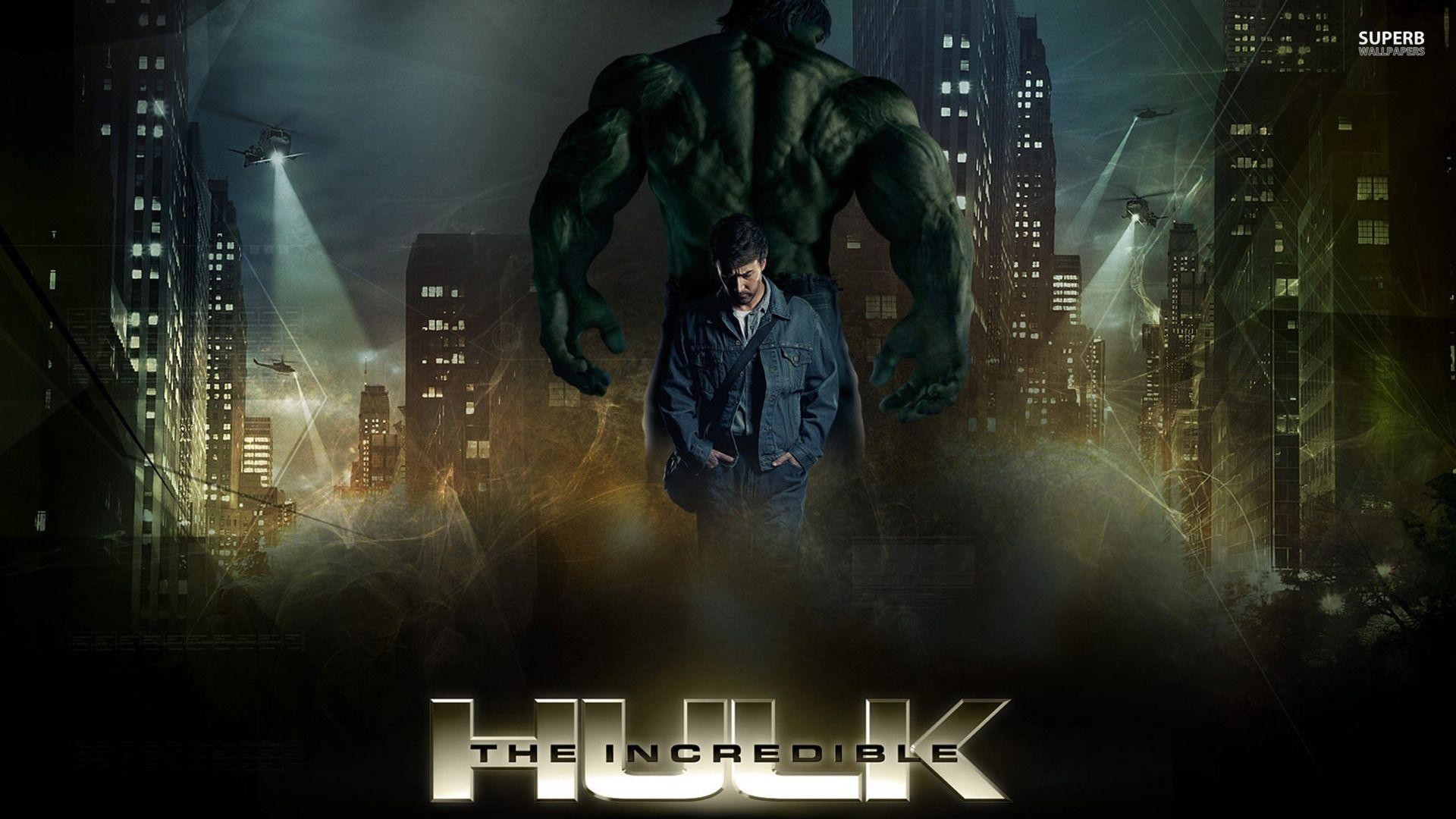Hulk, L'incredibile Hulk, Bruce Banner, Edward Norton, Città, Full HD, sfondo Windows 11