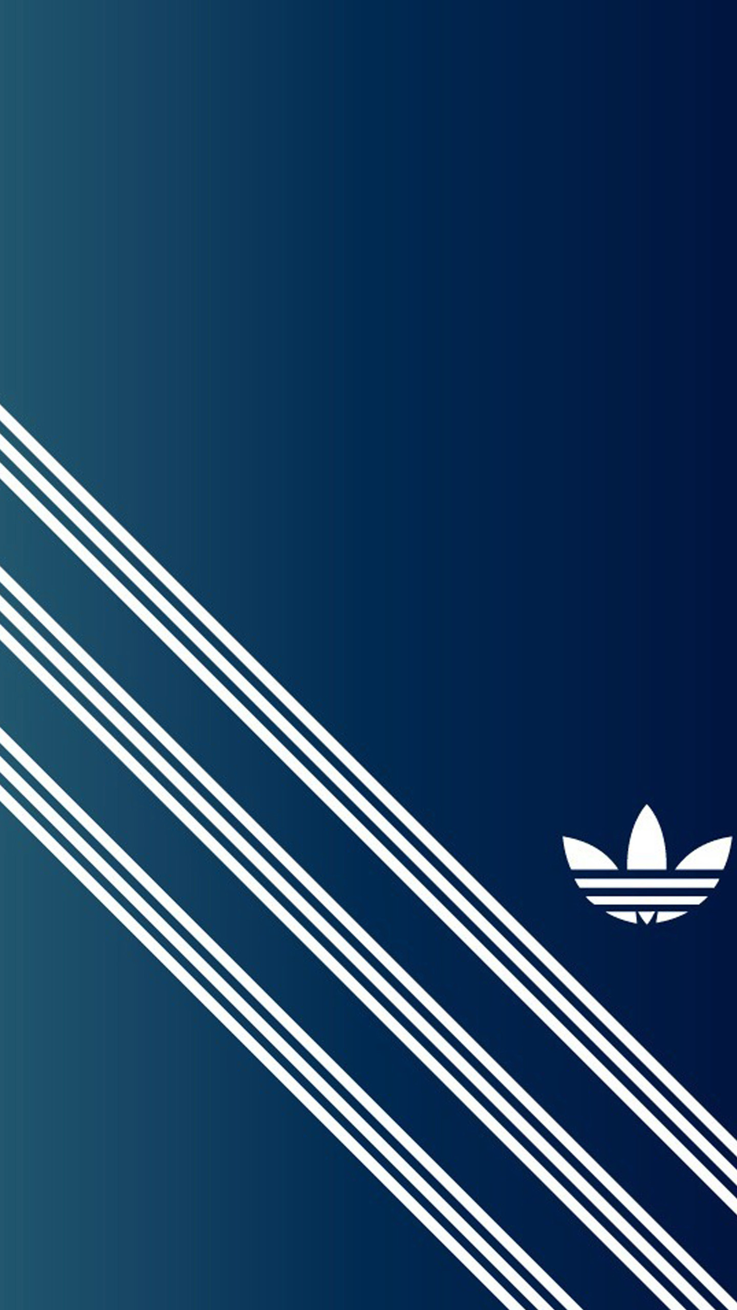Adidas, Tre strisce, Logo trifoglio, Blu, sfondo per iPhone e Android