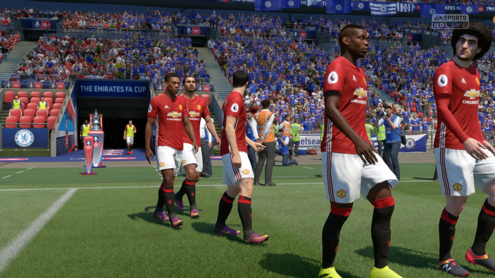 FIFA 17, Manchester United, Partita, FA Cup, 1920x1080, sfondo per PC
