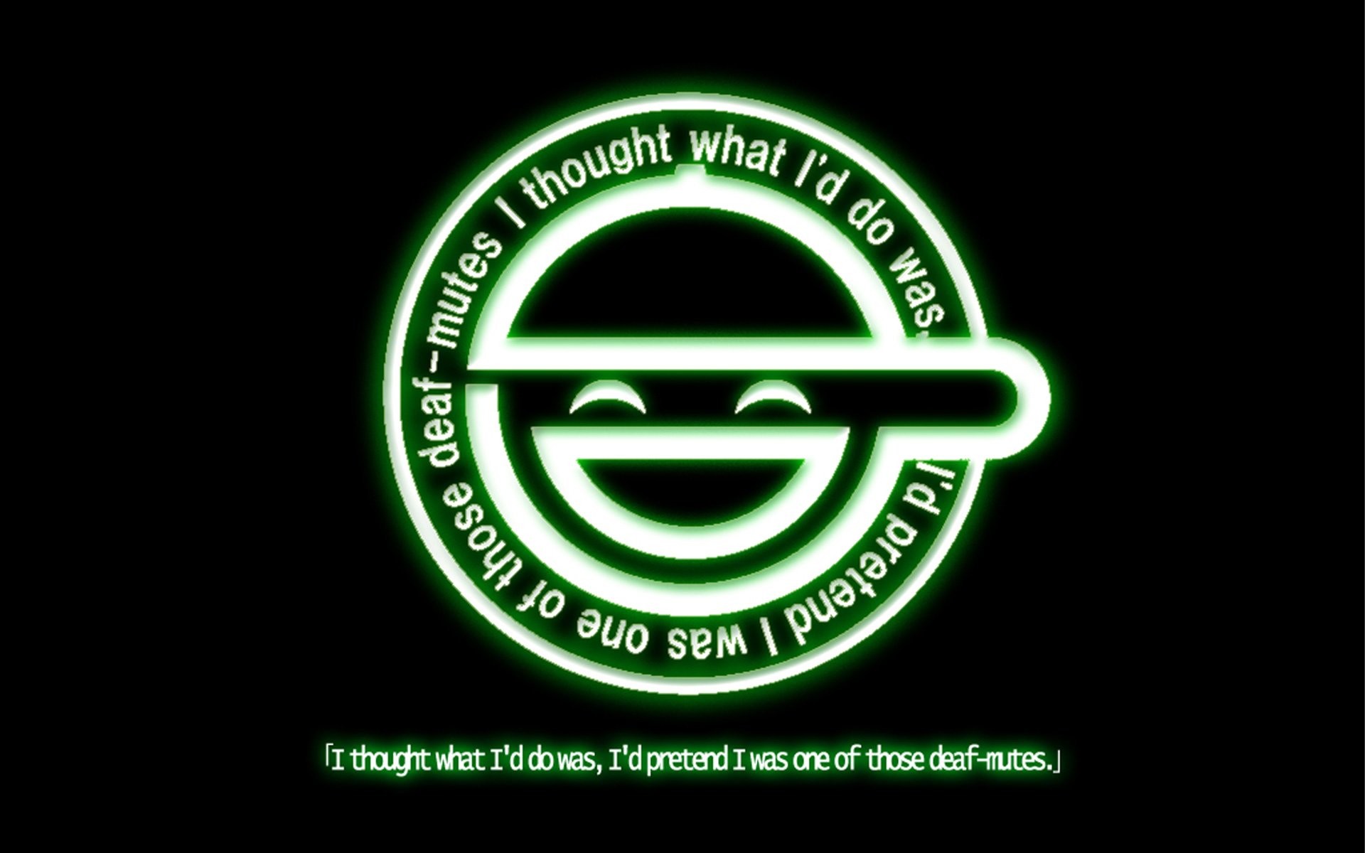 Laughing Man, Ghost in the Shell: Stand Alone Complex, Logo, Citazione, sfondo MacBook Air
