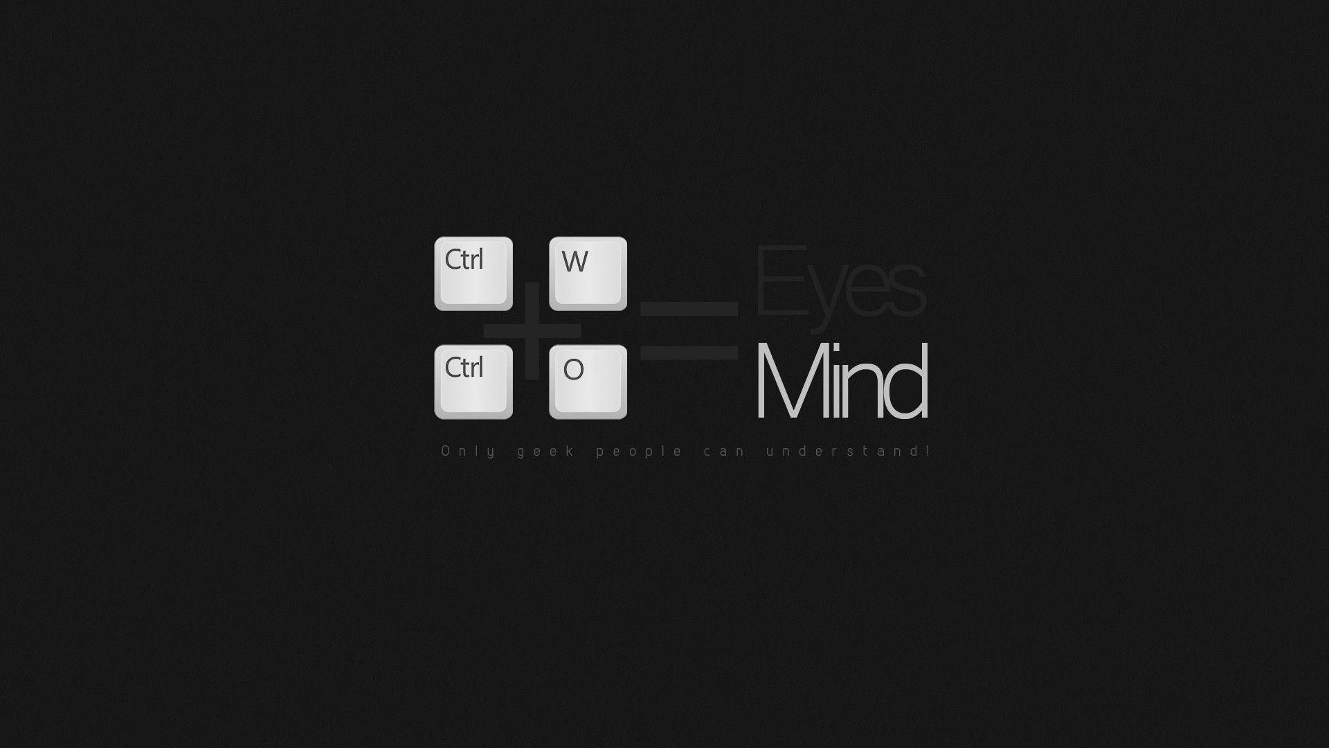 Ctrl+W, Ctrl+O, Tasti, Battuta informatica, 16:9 Full HD, sfondo widescreen