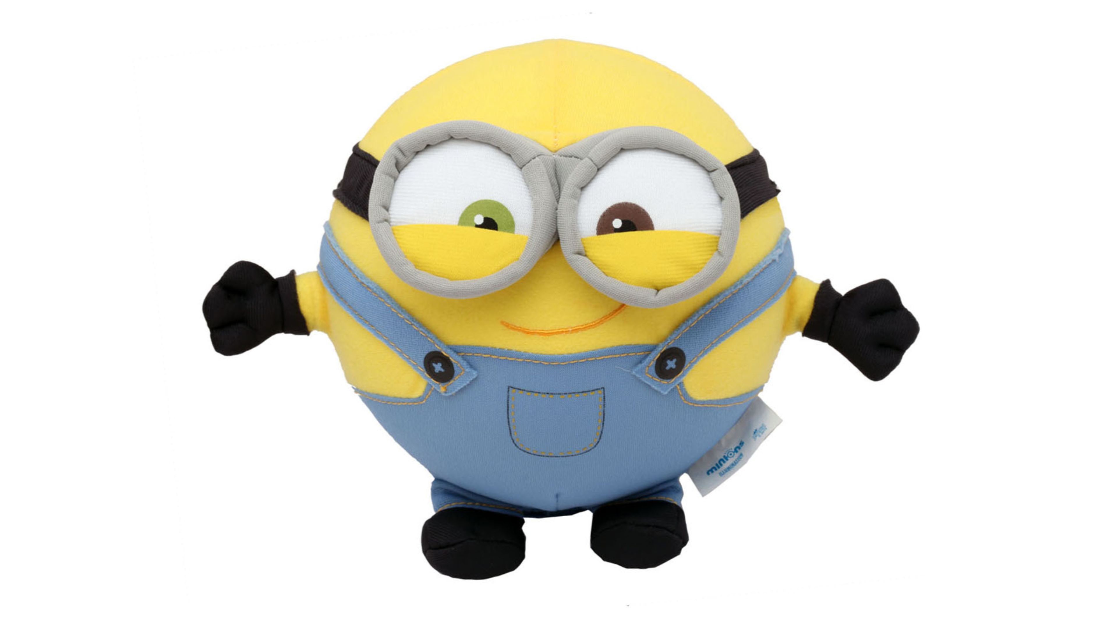 Minion, Peluche, Bob, Sfondo bianco, wallpaper Android