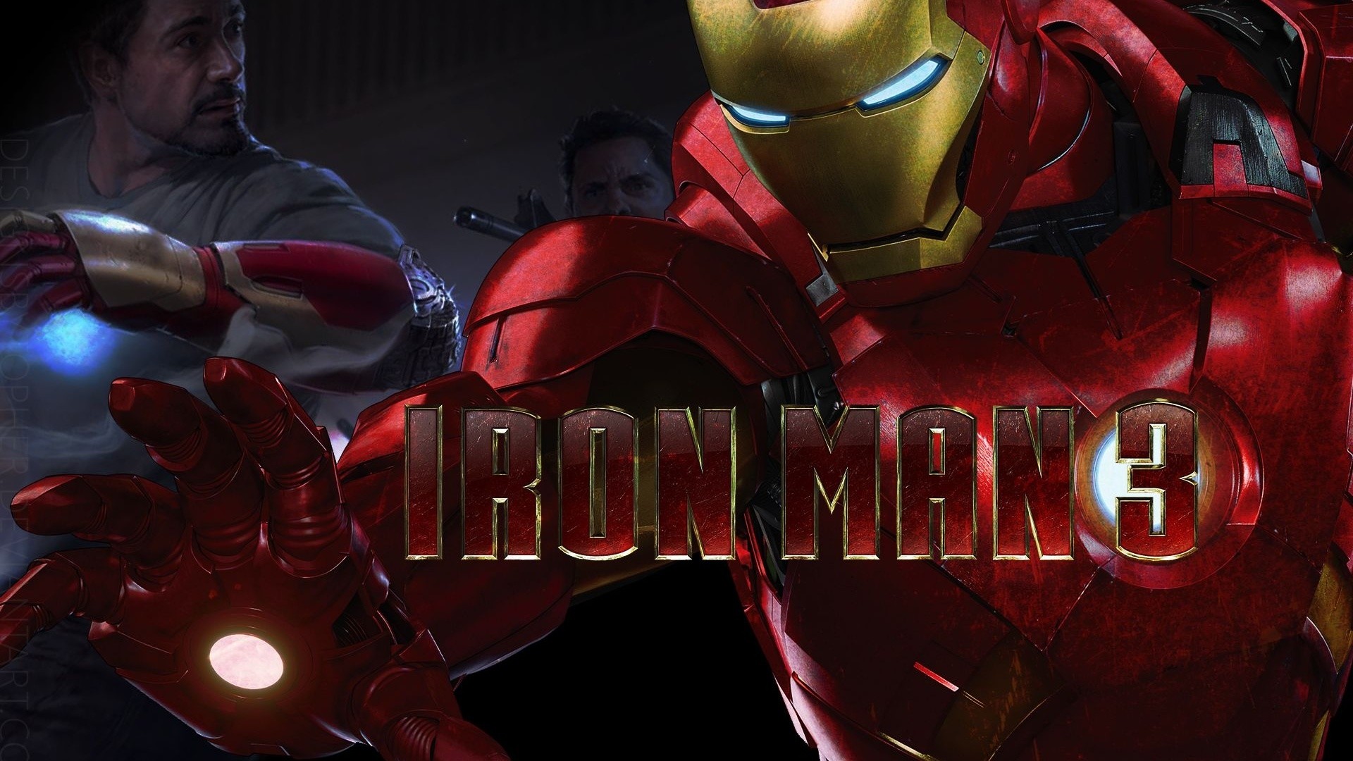 Iron Man 3, Iron Man, Tony Stark, Poster del film, 1920x1080, sfondo per PC