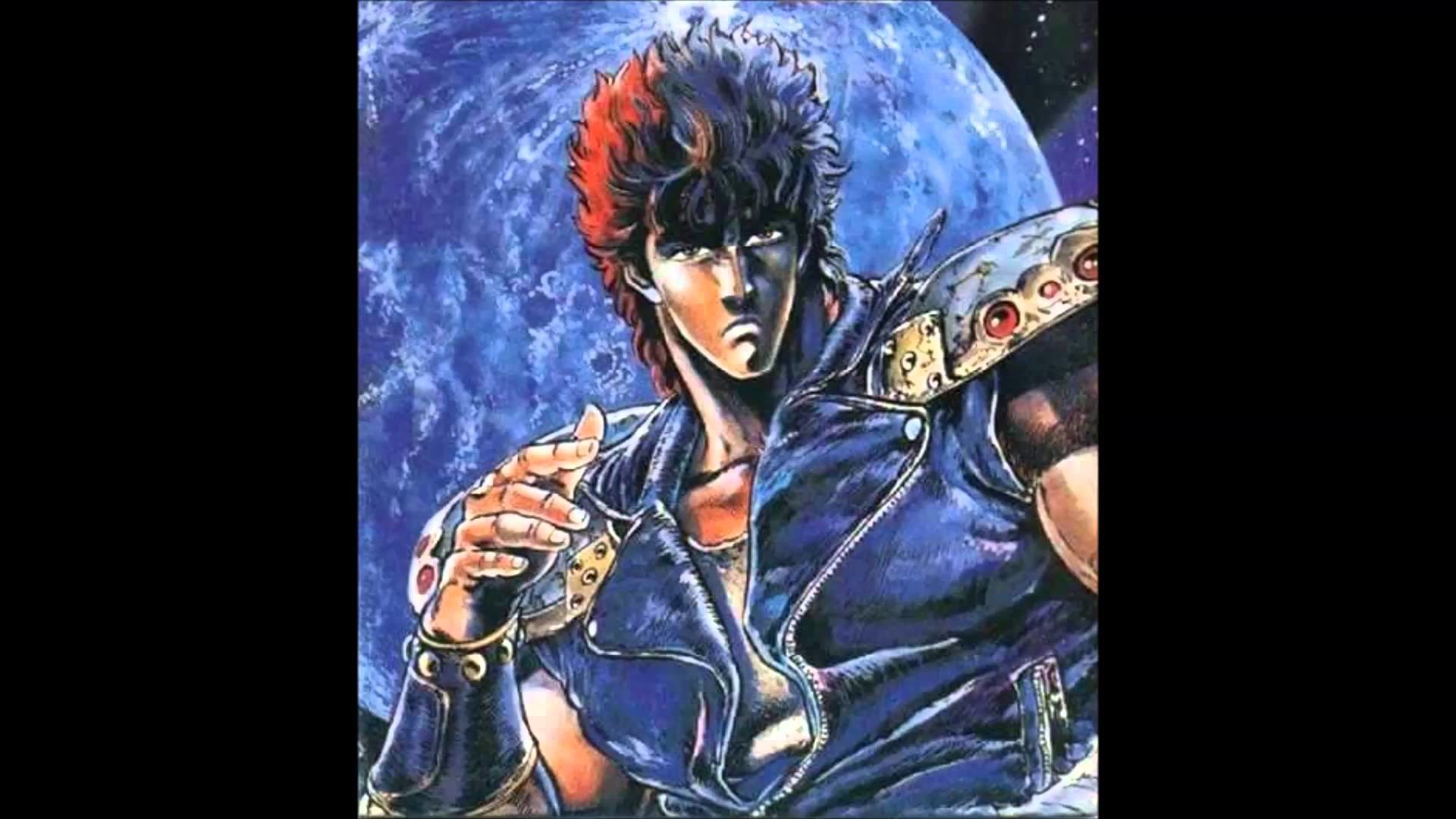 Kenshiro, Ken il guerriero, Manga, Toni blu, 1920x1080, immagine di sfondo