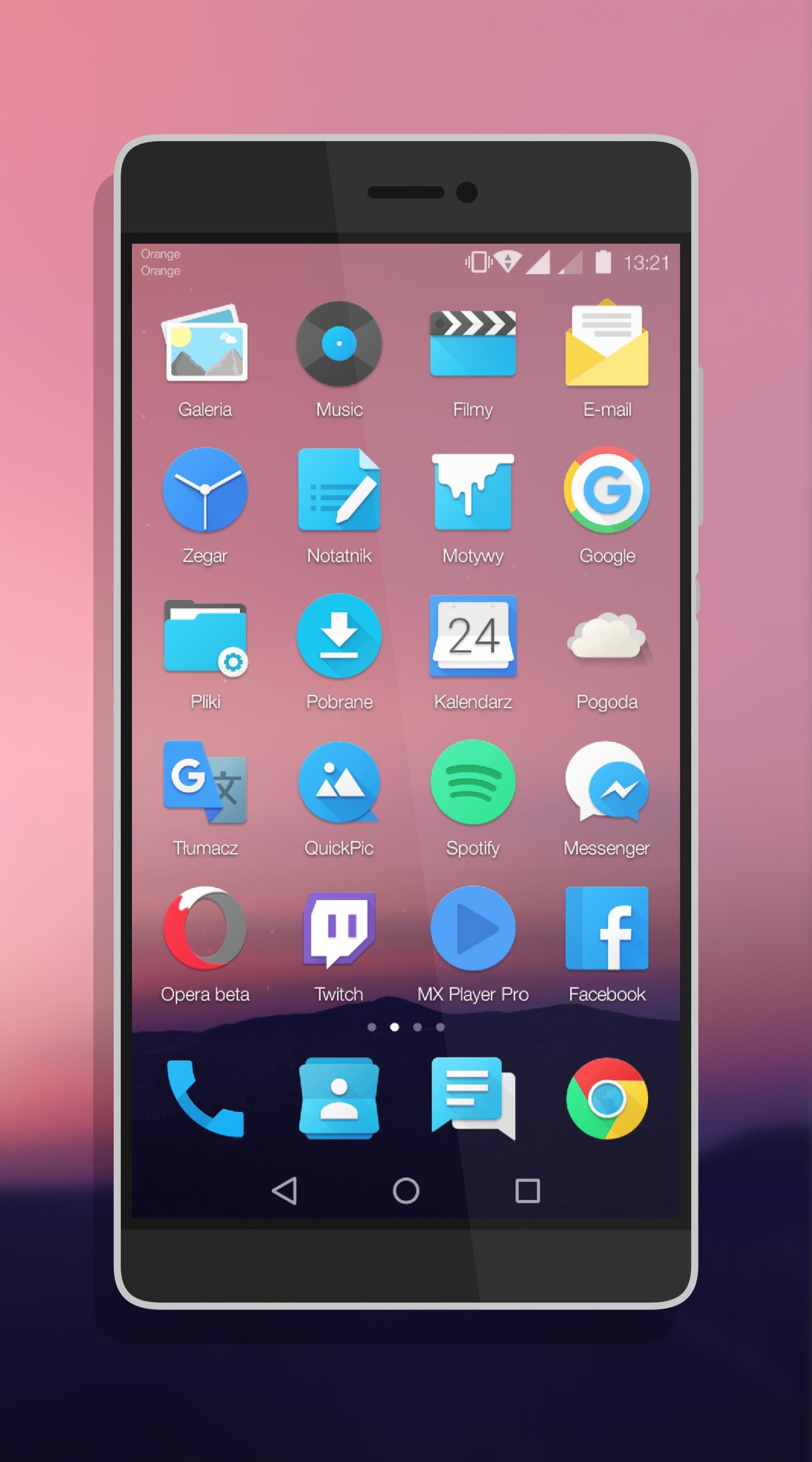 Huawei P8 Lite, Schermata home, Smartphone, QHD+, sfondo verticale per cellulare