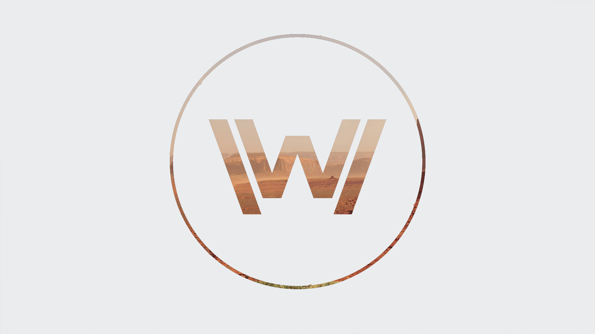 Westworld, Logo, Minimalismo, 16:9 Full HD, sfondo widescreen