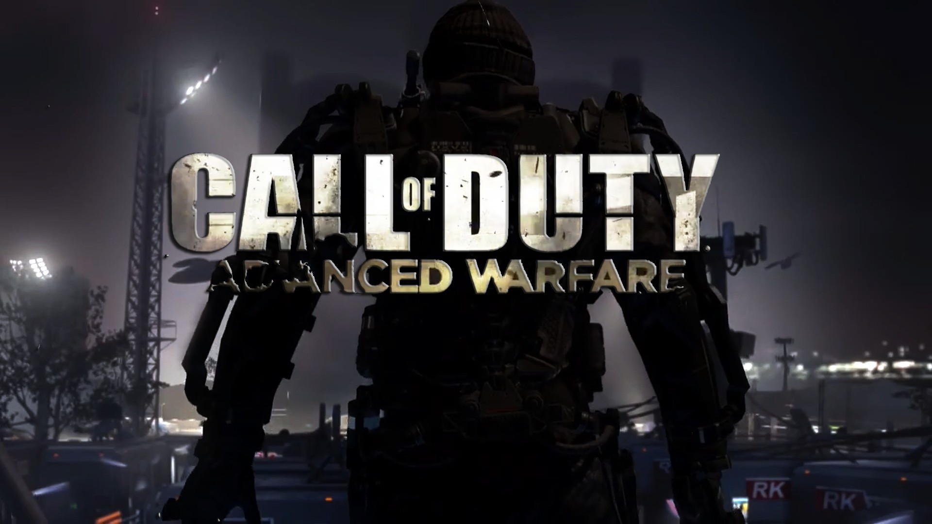Call of Duty: Advanced Warfare, Call of Duty, Esoscheletro, Soldato, Notte, sfondo Full HD per PC