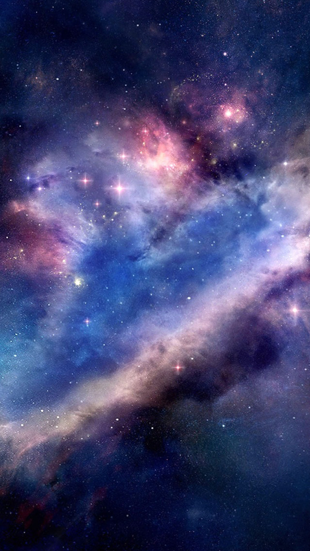 Galassia, Spazio, Nebulosa, Full HD, sfondo Galaxy S7