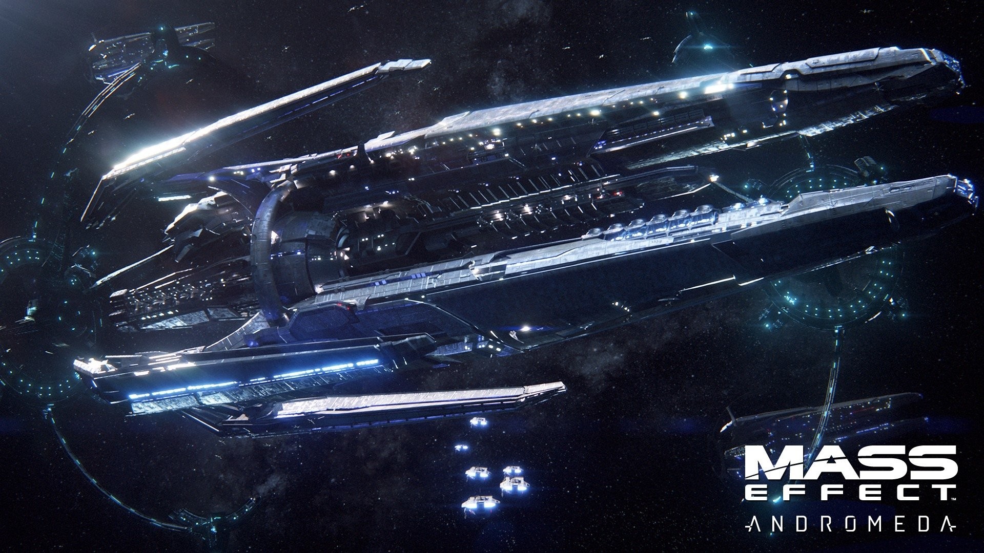 Mass Effect: Andromeda, Arca, Astronave, Spazio, Full HD, wallpaper per computer