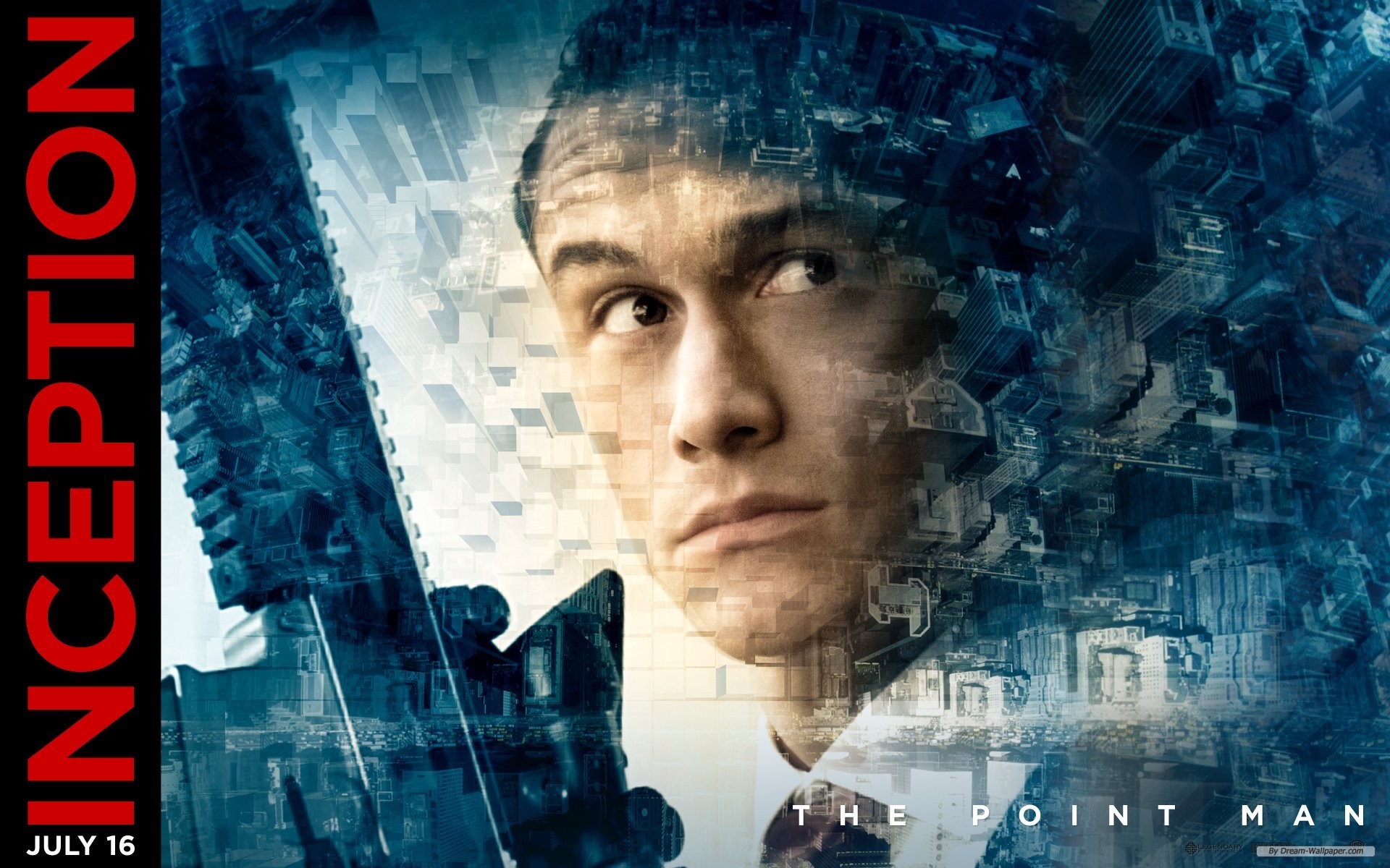 Inception, Joseph Gordon-Levitt, The Point Man, Arthur, Locandina, sfondo 1920x1200 per PC