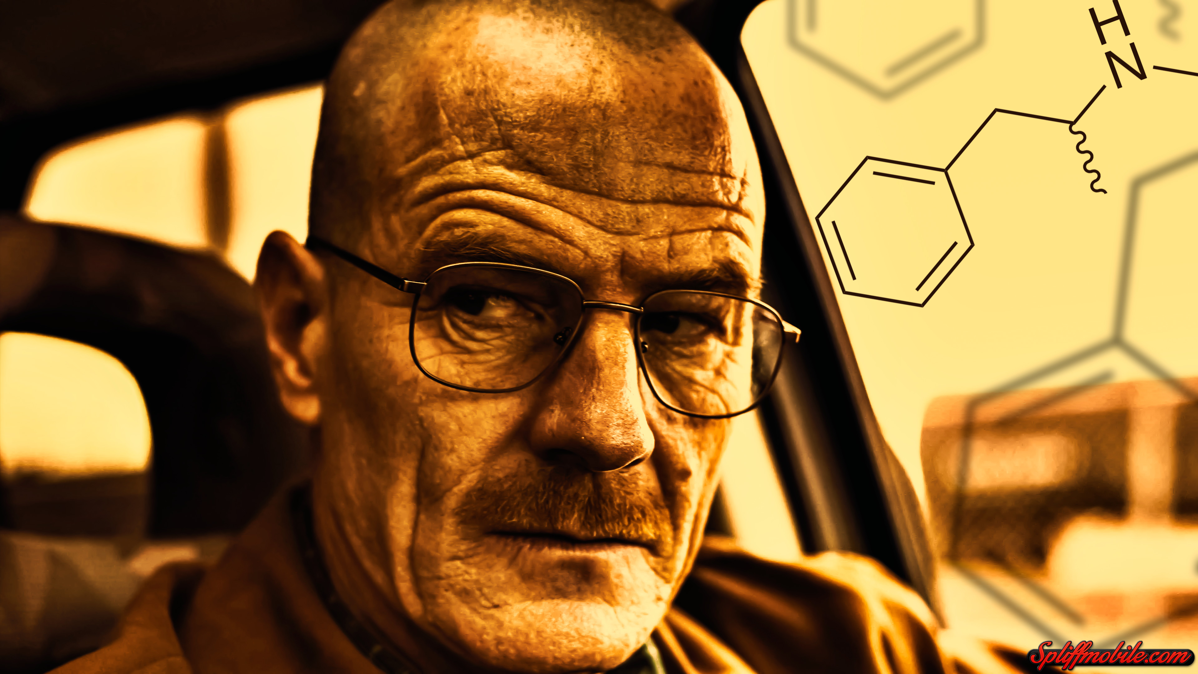 Walter White, Bryan Cranston, Breaking Bad, Formula chimica, Primo piano, sfondo desktop 2160p