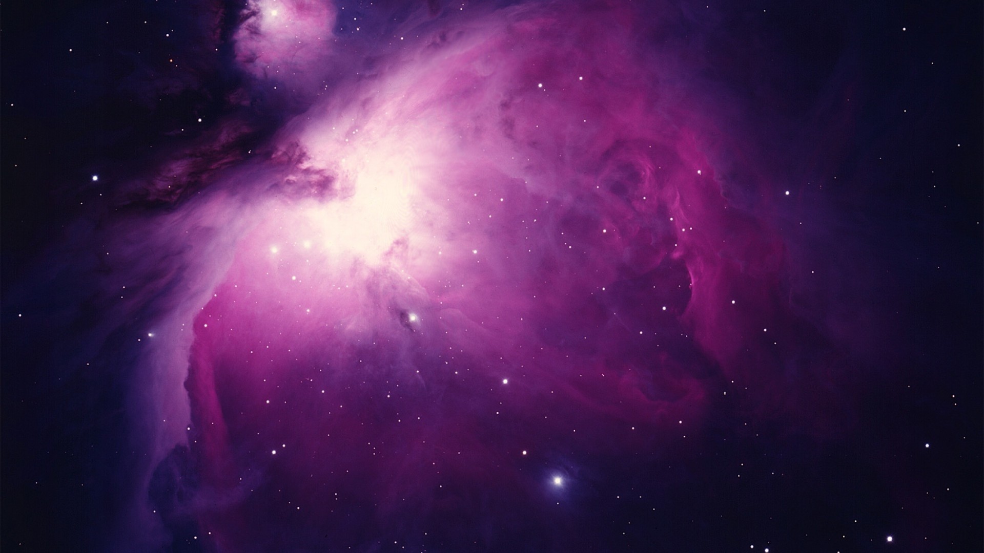 Nebulosa di Orione, Spazio, Viola, Stelle, Full HD, sfondo desktop